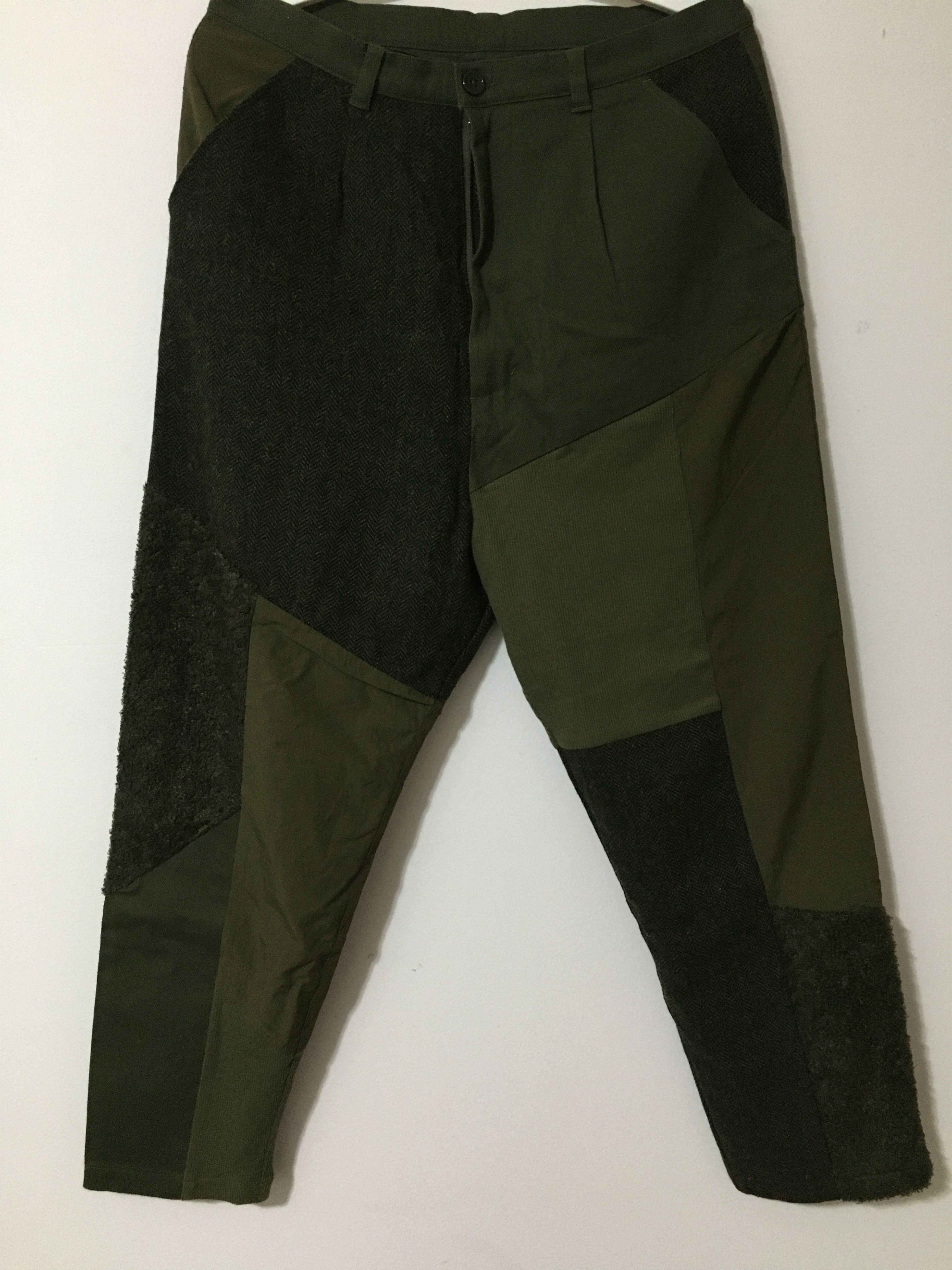 Japanese Brand 🇯🇵 Glamb Patchwork pants🇯🇵 Size US 32 / EU 48 - 6 Thumbnail