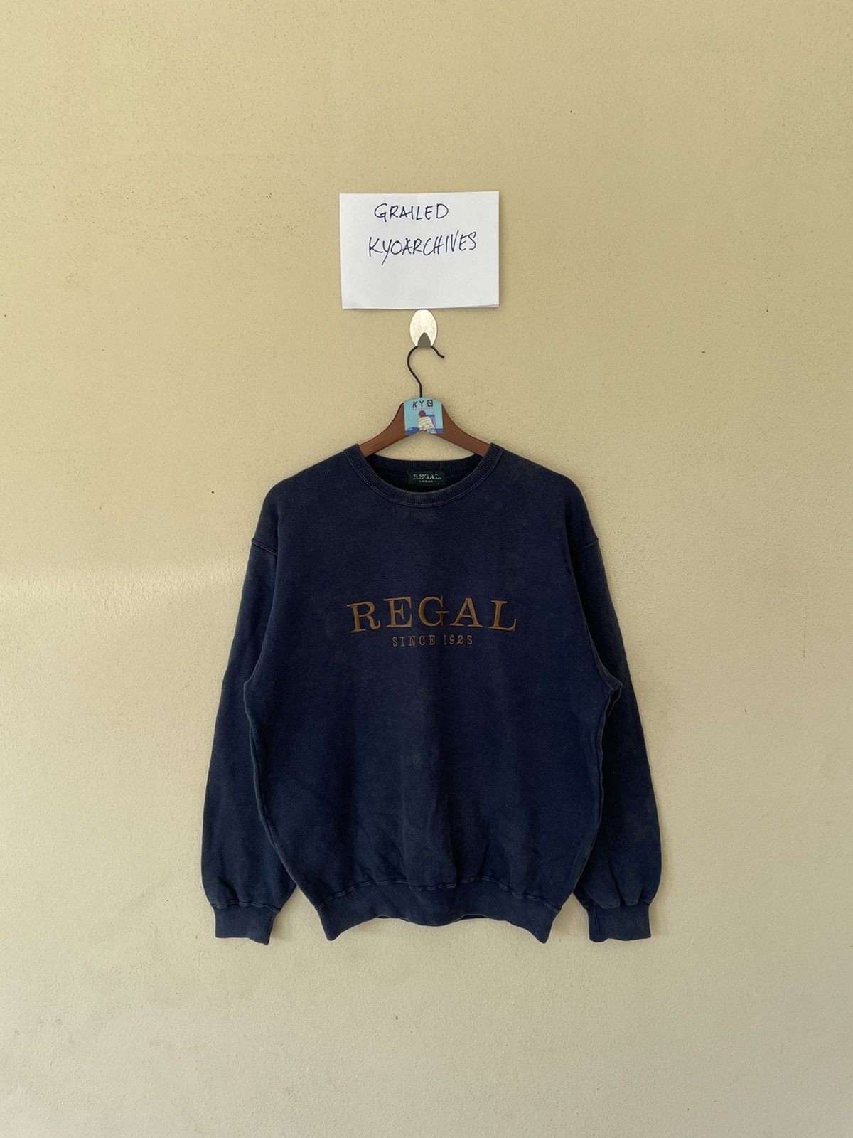 Japanese Brand × Vintage VINTAGE EMBROIDERED REGAL SWEATSHIRT Size US L / EU 52-54 / 3 - 1 Thumbnail