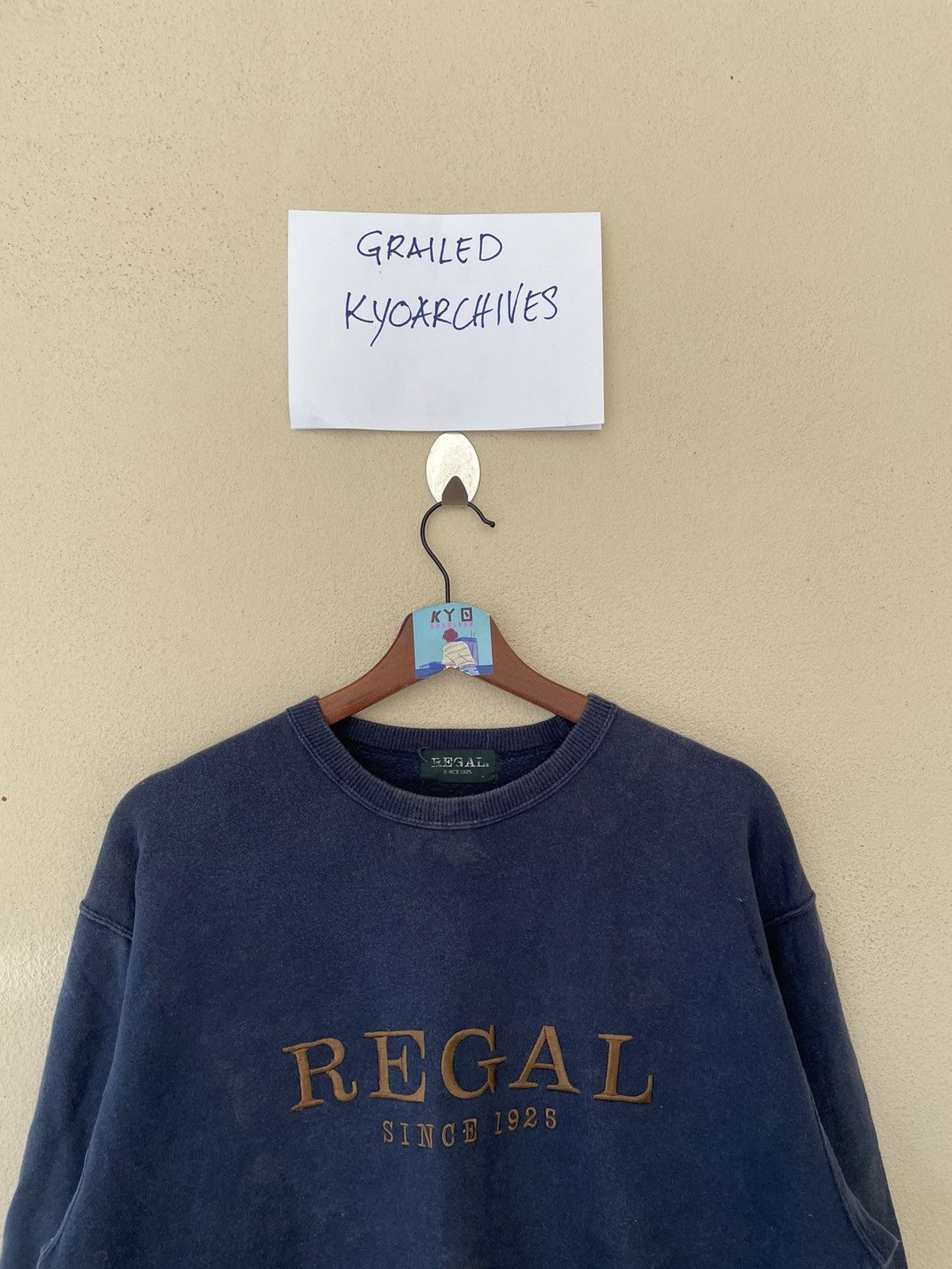 Japanese Brand × Vintage VINTAGE EMBROIDERED REGAL SWEATSHIRT Size US L / EU 52-54 / 3 - 3 Thumbnail