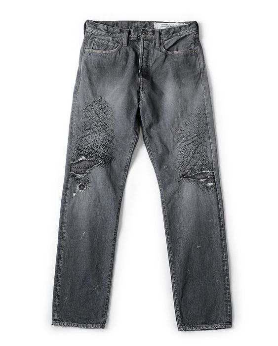 Kapital Kapital 14oz black denim 5P monkey CISCO (3year processing