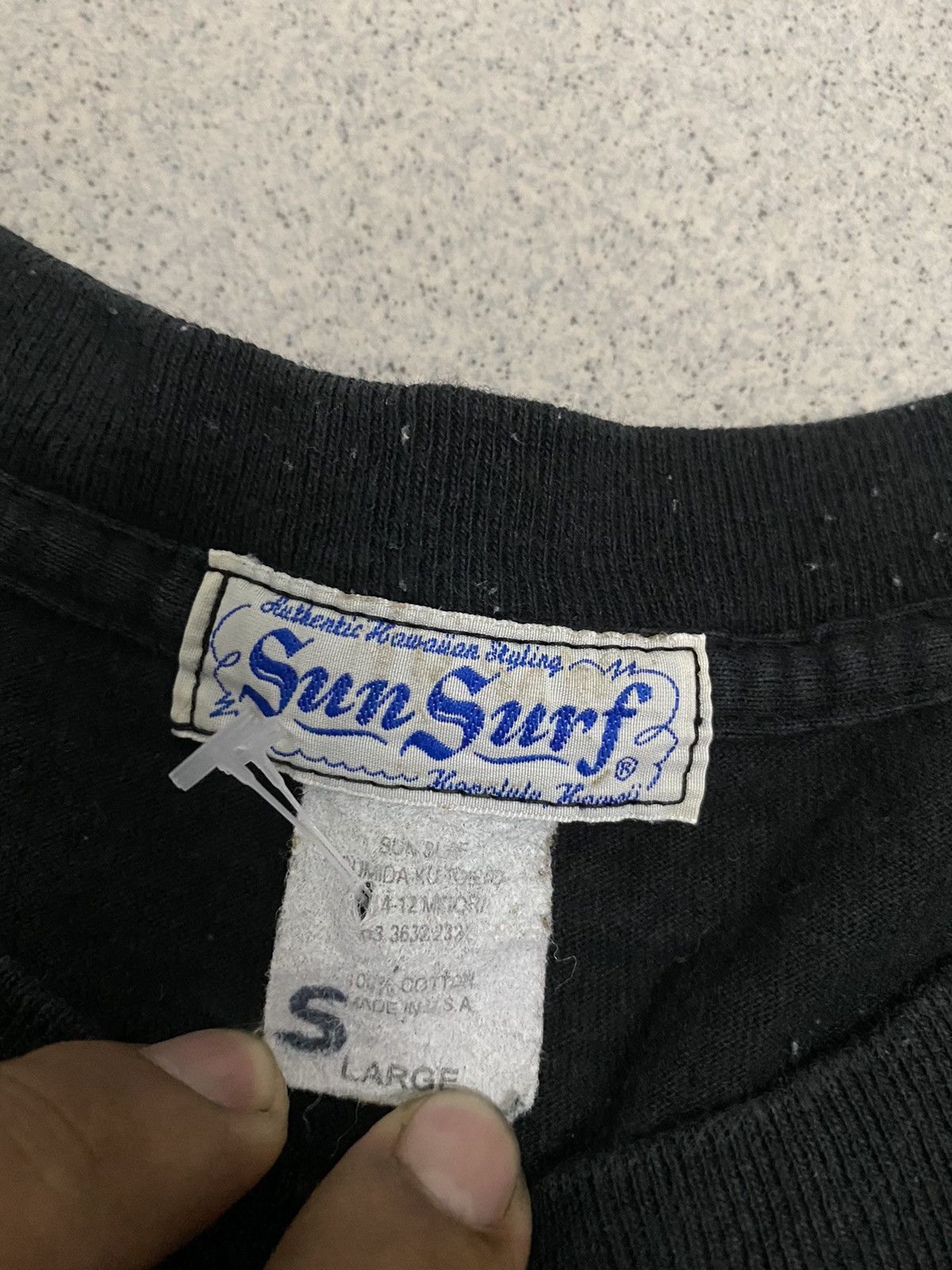 Japanese Brand × Sun Surf × Vintage Offer‼️Vintage SunSurf The Yamato Tee Sun Faded Size US L / EU 52-54 / 3 - 7 Thumbnail