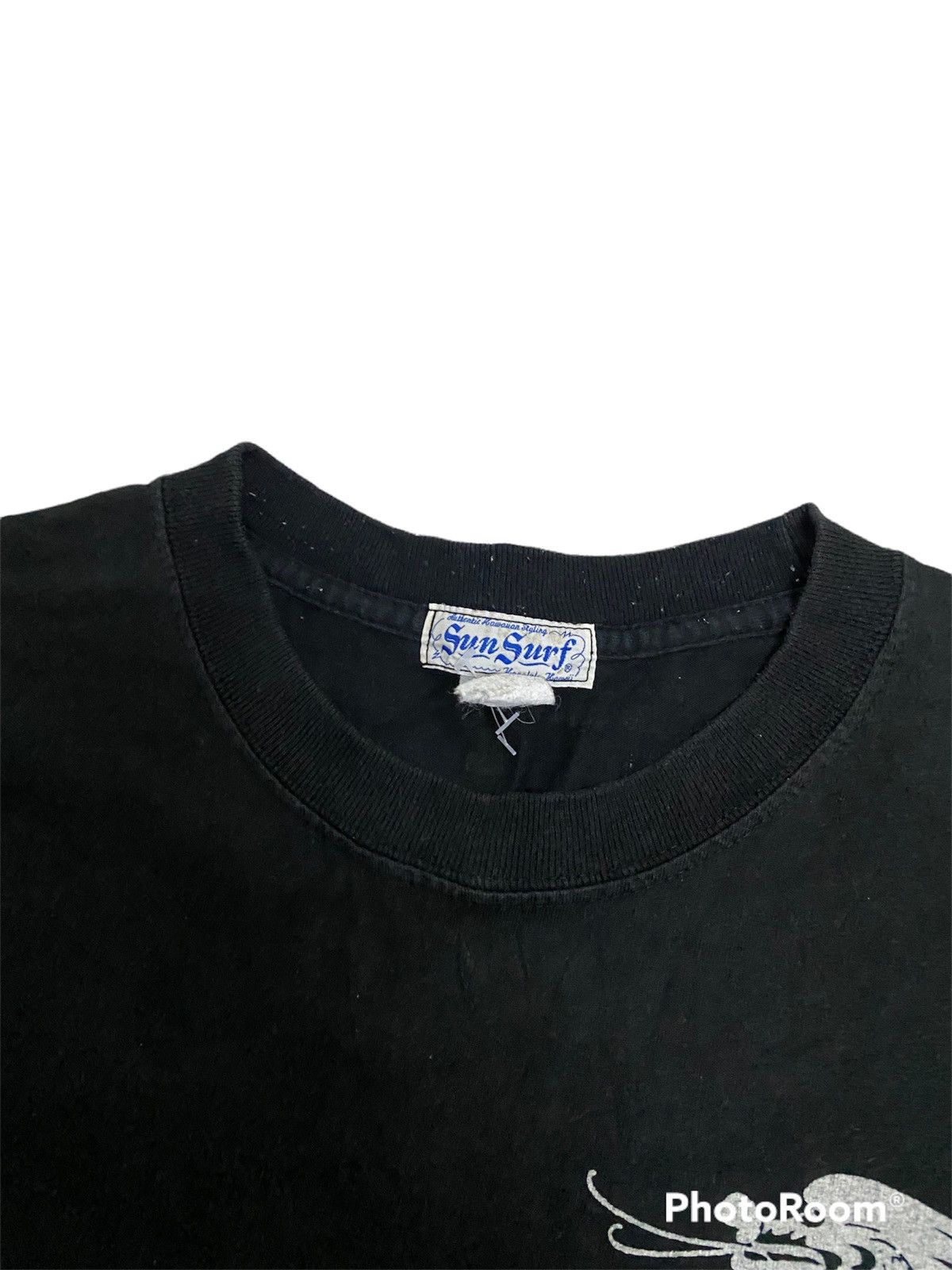 Japanese Brand × Sun Surf × Vintage Offer‼️Vintage SunSurf The Yamato Tee Sun Faded Size US L / EU 52-54 / 3 - 4 Thumbnail