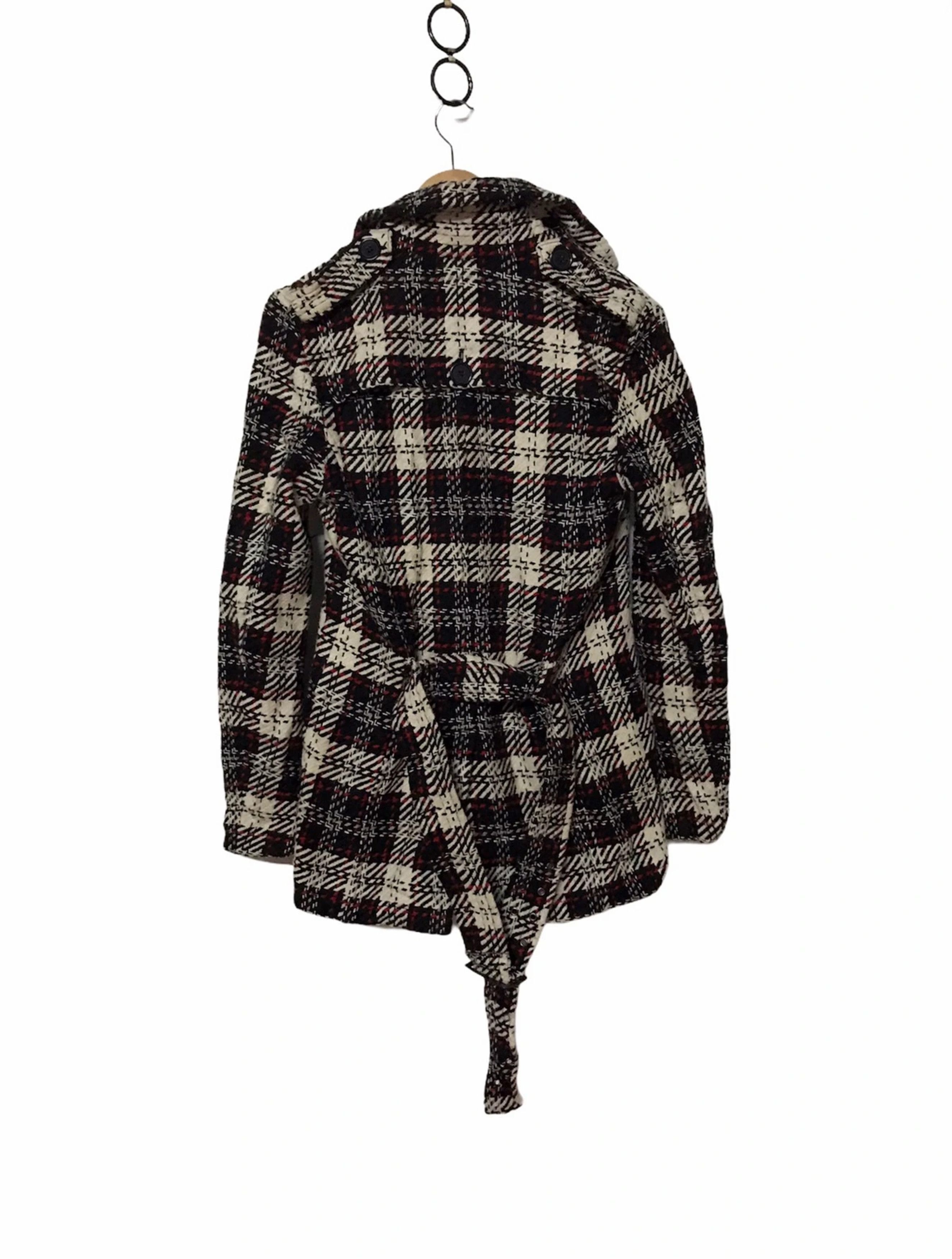 BUFFALO BOBS Buffalo Bobs Wool Long Jacket With Belt Size S / US 4 / IT 40 - 2 Thumbnail