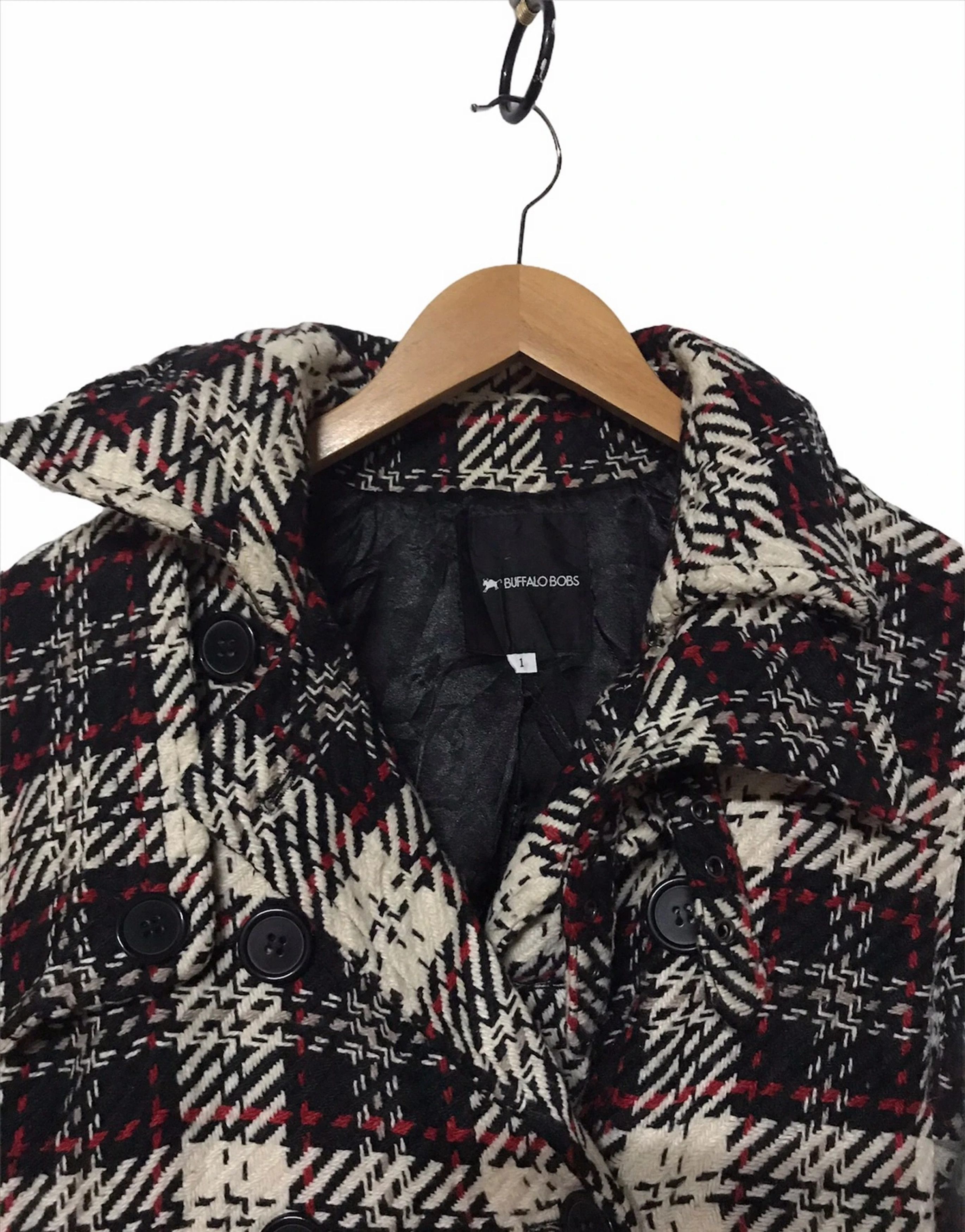 BUFFALO BOBS Buffalo Bobs Wool Long Jacket With Belt Size S / US 4 / IT 40 - 5 Thumbnail