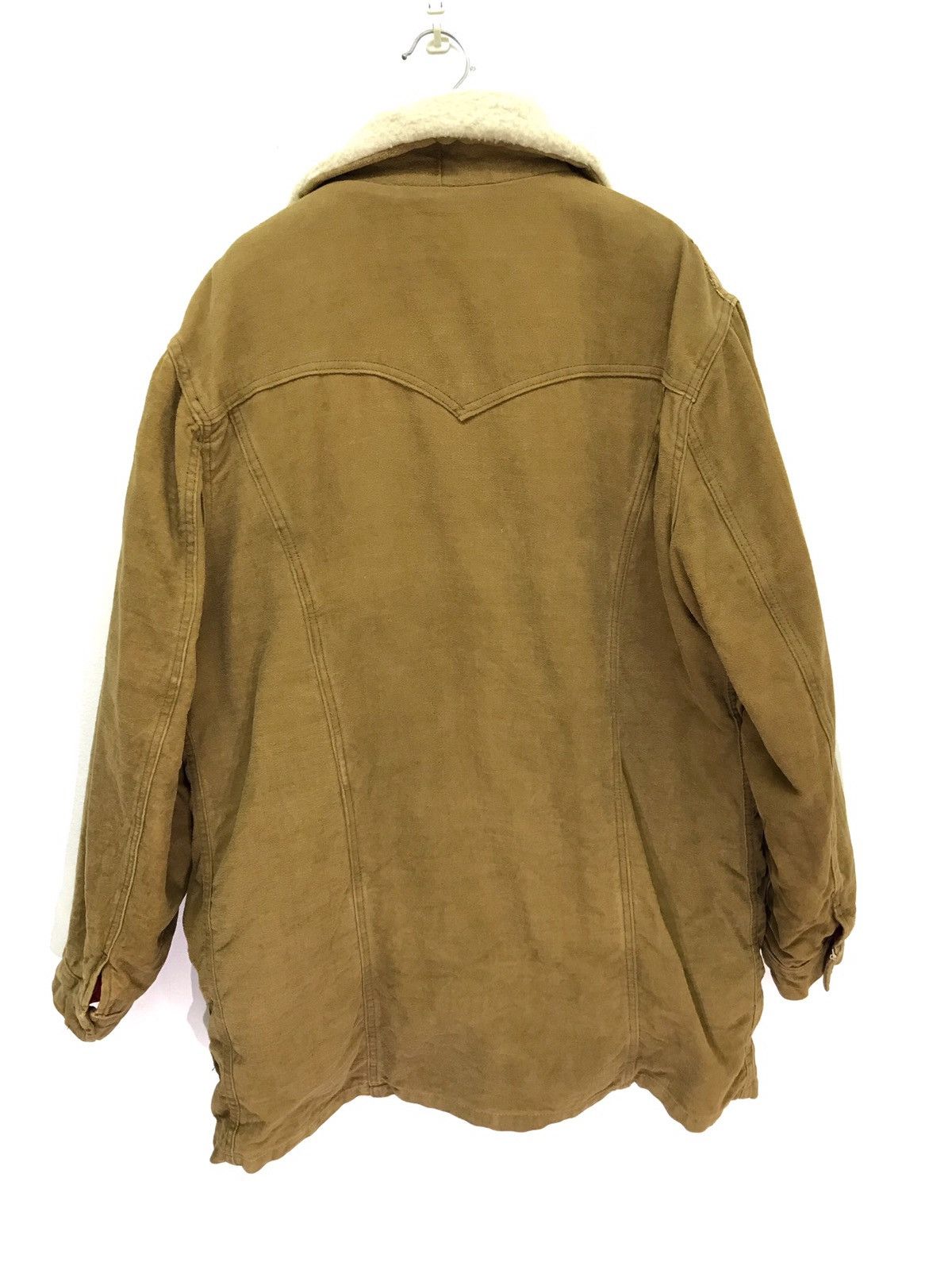 Lee Moleskin Vtg Rare 70s Lee Storm Rider Sherpa Jacket 6🟩0 Size US L / EU 52-54 / 3 - 4 Thumbnail