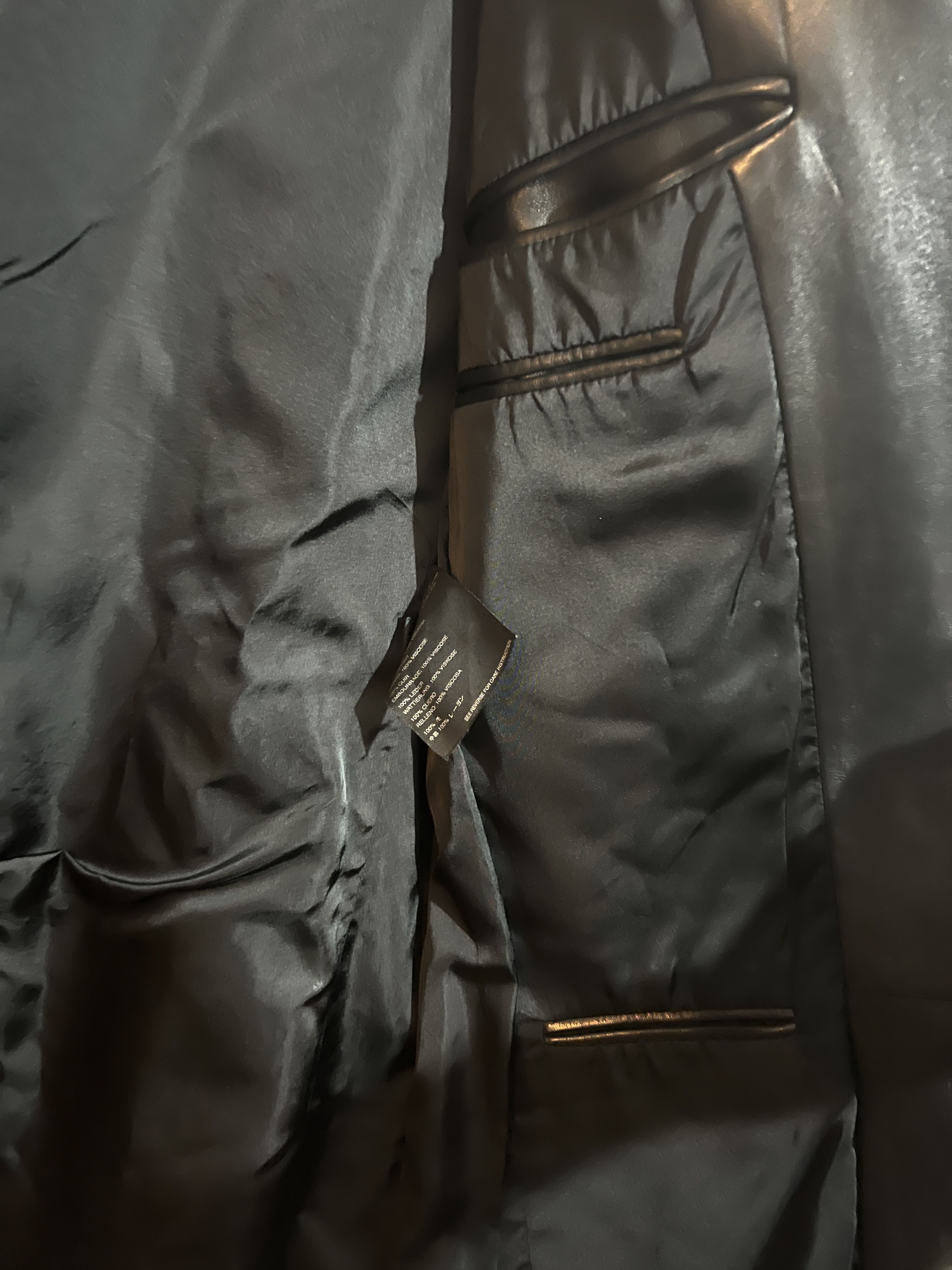Helmut Lang 99/00 Calfskin Leather blazer Size US M / EU 48-50 / 2 - 7 Thumbnail