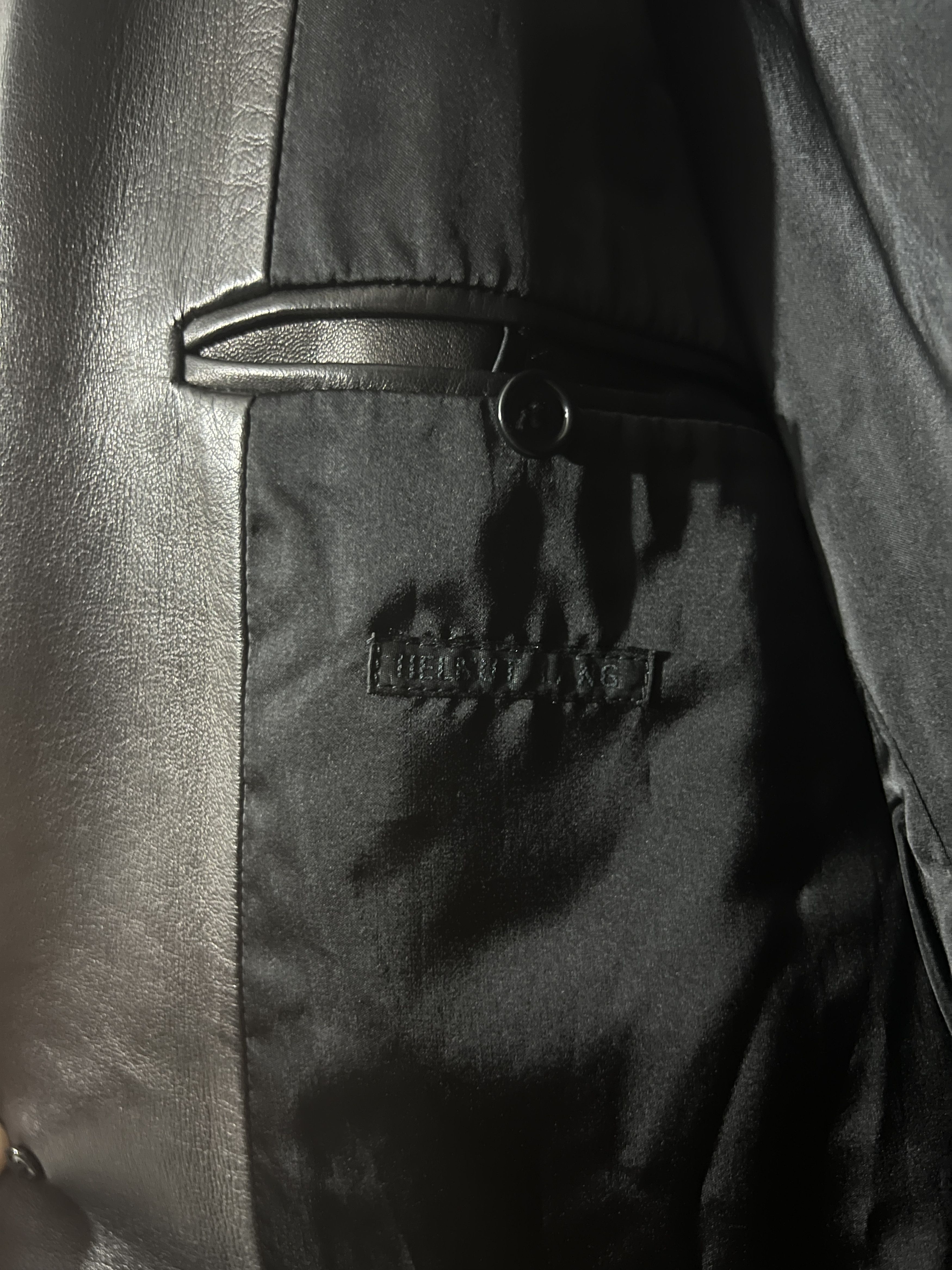 Helmut Lang 99/00 Calfskin Leather blazer Size US M / EU 48-50 / 2 - 6 Thumbnail