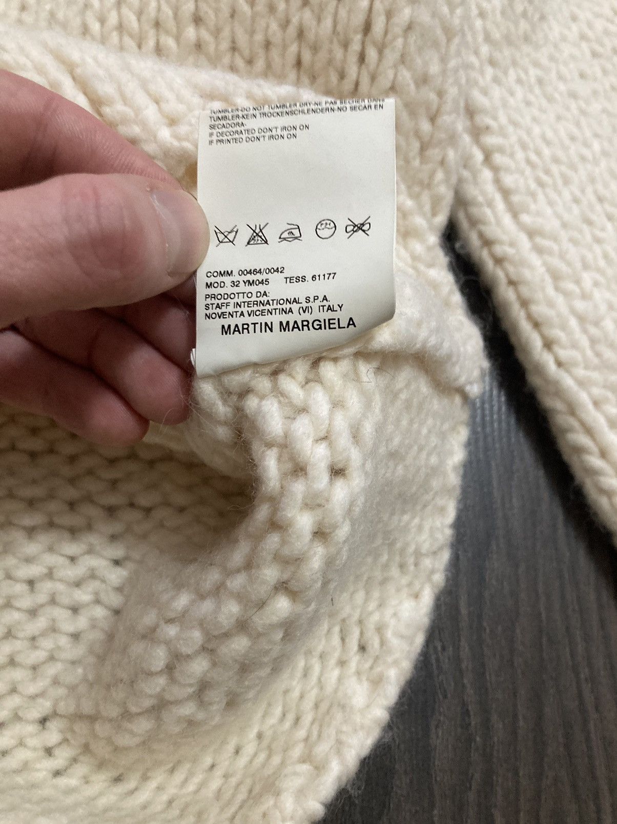Maison Margiela MAISON MARGIELA Archive Turtleneck Heavy Knit Wool Sweater Size US S / EU 44-46 / 1 - 8 Thumbnail