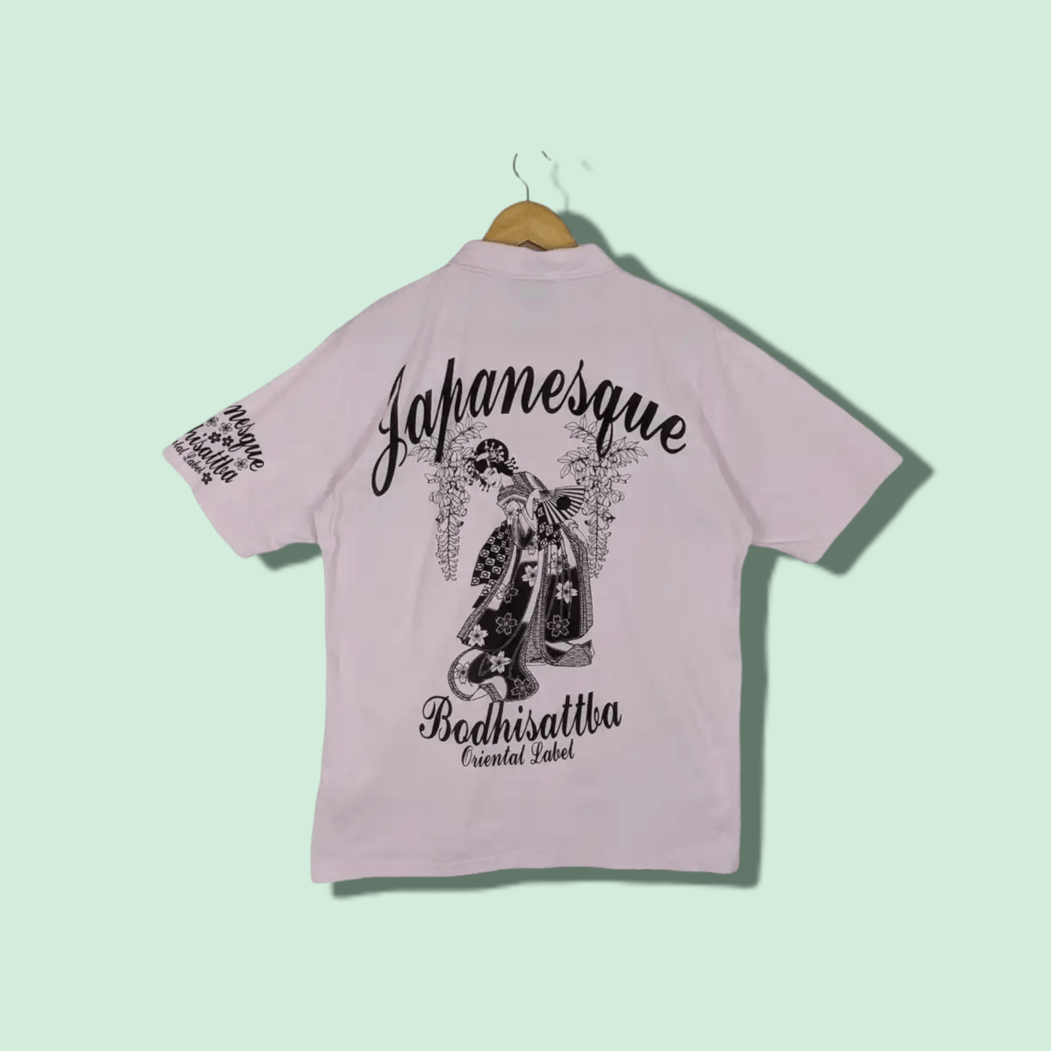 Japanese Brand Japanesque GEISHA Japan Samurai Ninja Polo Shirt Size US XL / EU 56 / 4 - 1 Thumbnail