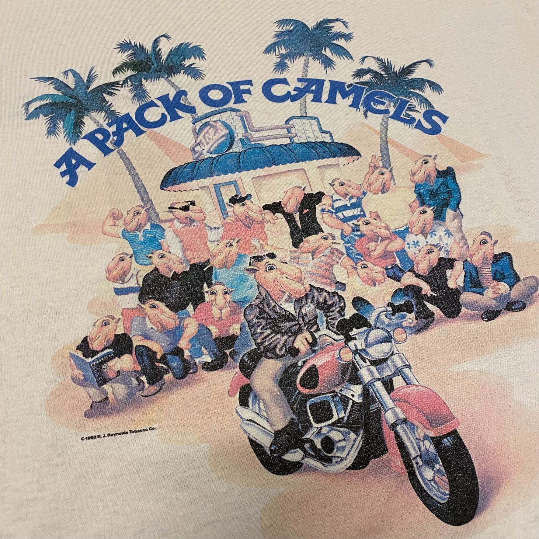 Camel Crazy Vintage 90s Pack of Camel Single Stitch T-Shirt Size US XL / EU 56 / 4 - 2 Thumbnail