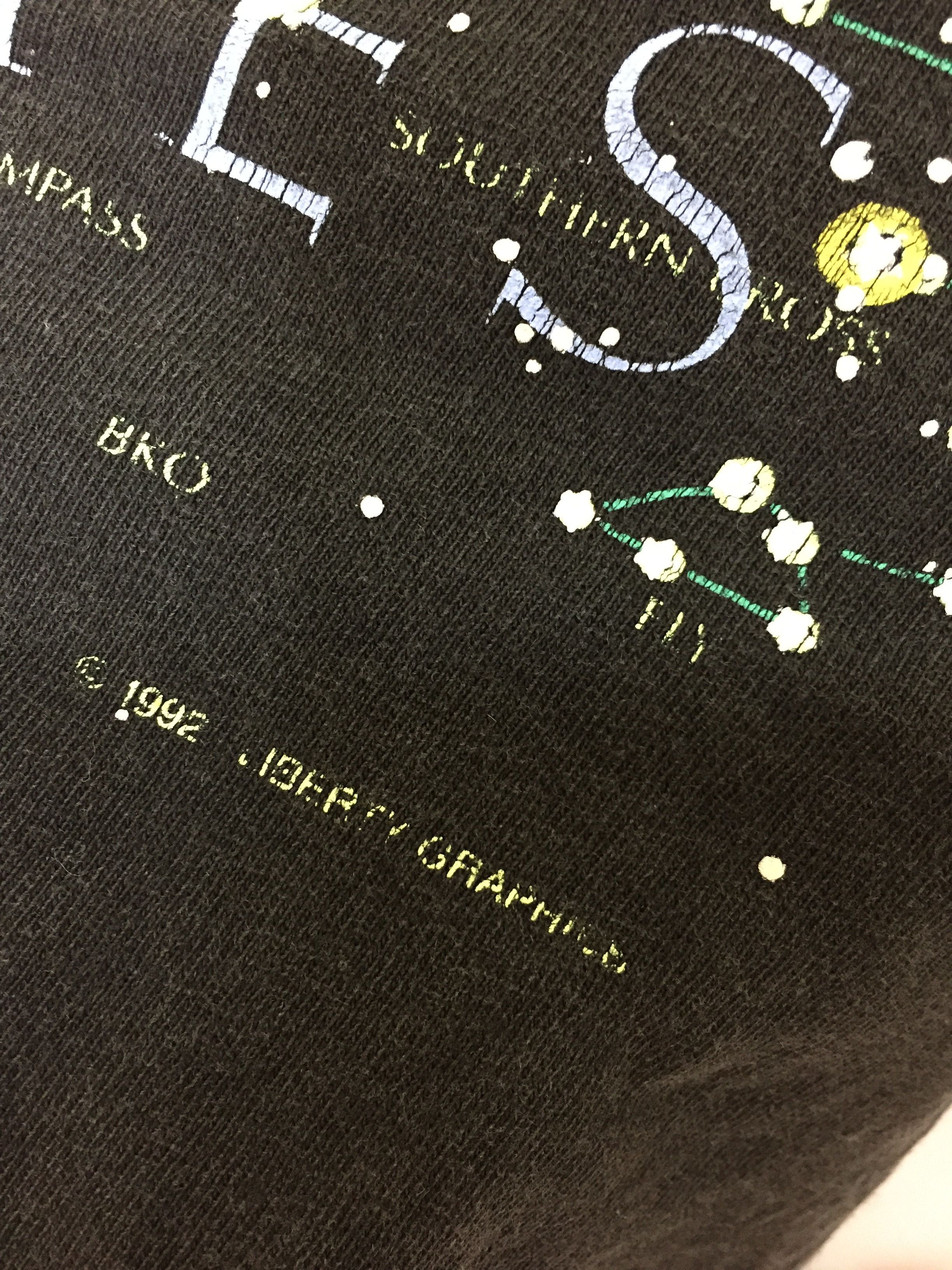 Arts & Science 1992 constellations Hanes distressed tee Size US L / EU 52-54 / 3 - 6 Thumbnail