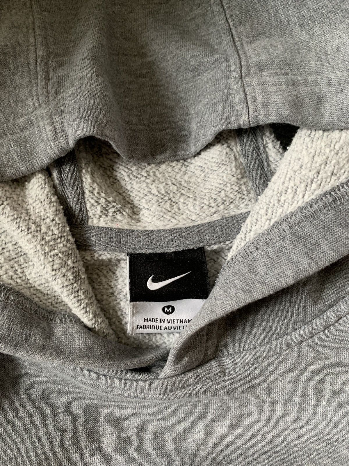 Nike × Vintage Vintage Grey Middle Swoosh Army Military Hoodie Size US M / EU 48-50 / 2 - 5 Thumbnail