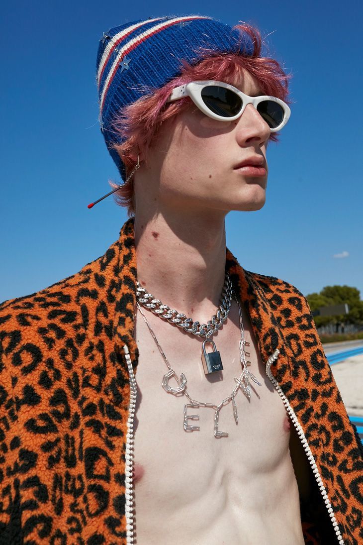 Super Runway Dancing Kid Celine Paris Leopard Jacket