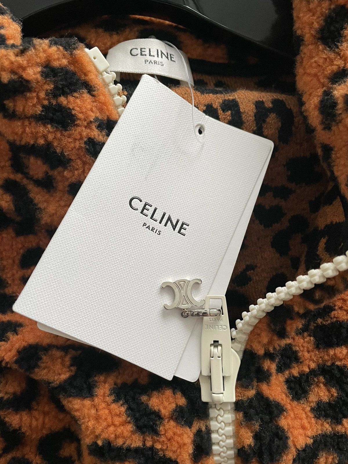 Celine × Hedi Slimane Super Runway Dancing Kid Celine Paris Leopard Jacket Size US L / EU 52-54 / 3 - 16 Thumbnail