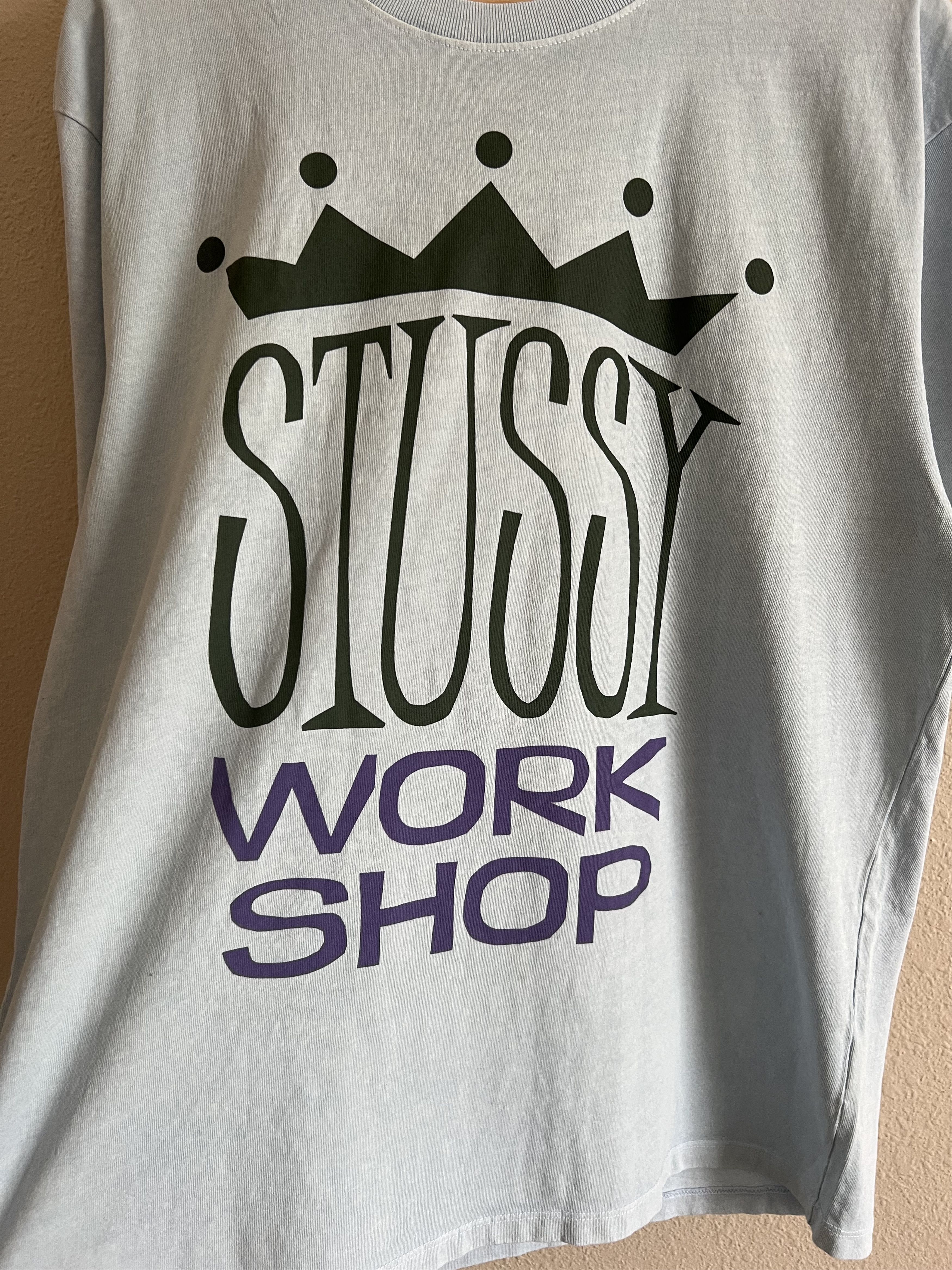 Our Legacy × Stussy Stussy Our Legacy Work Shop King Size Garment Dyed Tee Size US L / EU 52-54 / 3 - 2 Thumbnail
