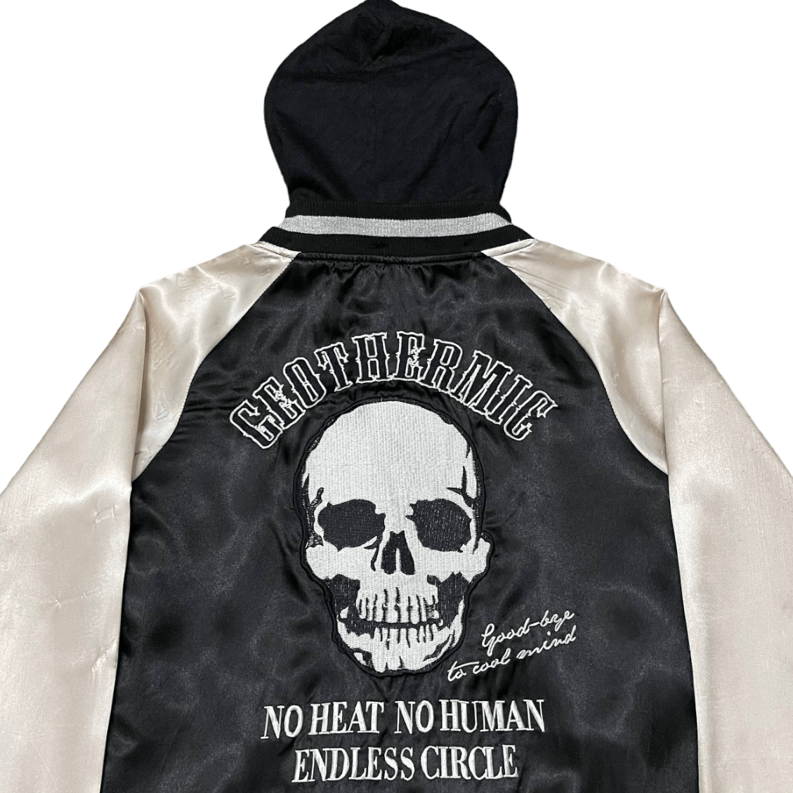 Japanese Brand Japanese Skulls Geothermic Embroidery Jacket Removeble Hood Size M / US 6-8 / IT 42-44 - 2 Thumbnail