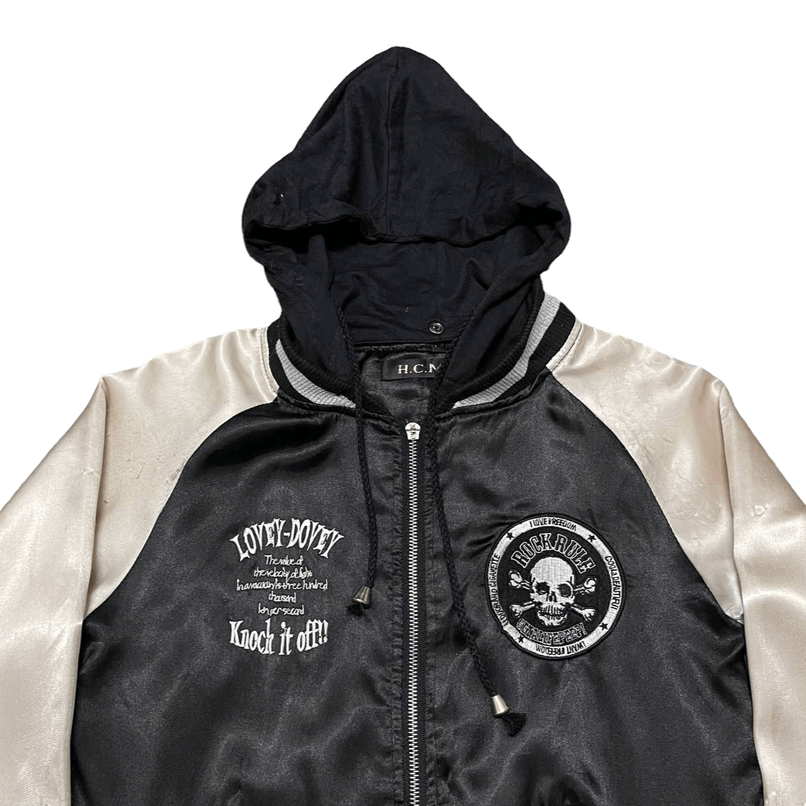 Japanese Brand Japanese Skulls Geothermic Embroidery Jacket Removeble Hood Size M / US 6-8 / IT 42-44 - 7 Thumbnail