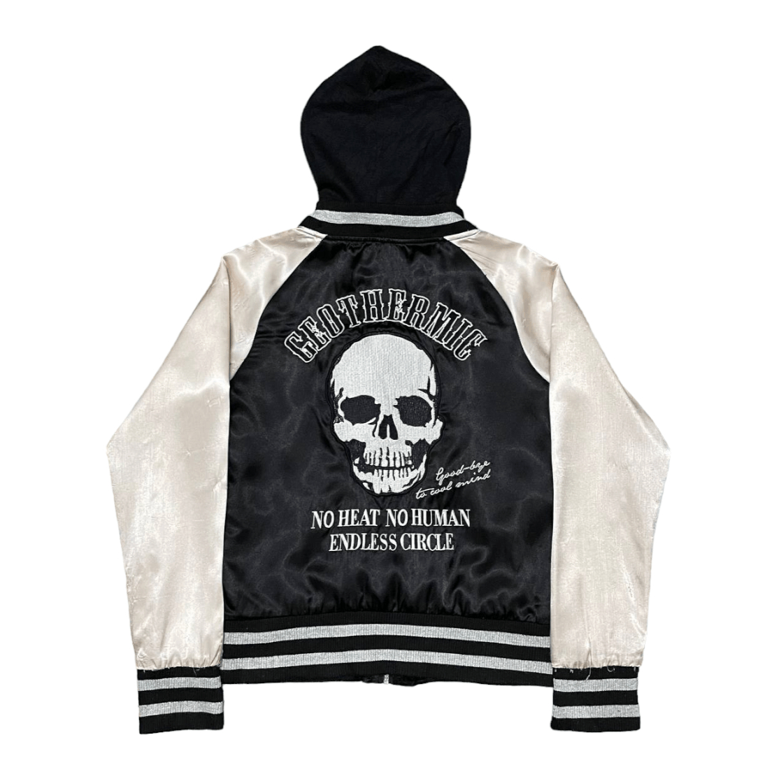 image of Seditionaries x Sukajan Souvenir Jacket Japanese Skulls Geothermic Embroidery Jacket Removeble Hood