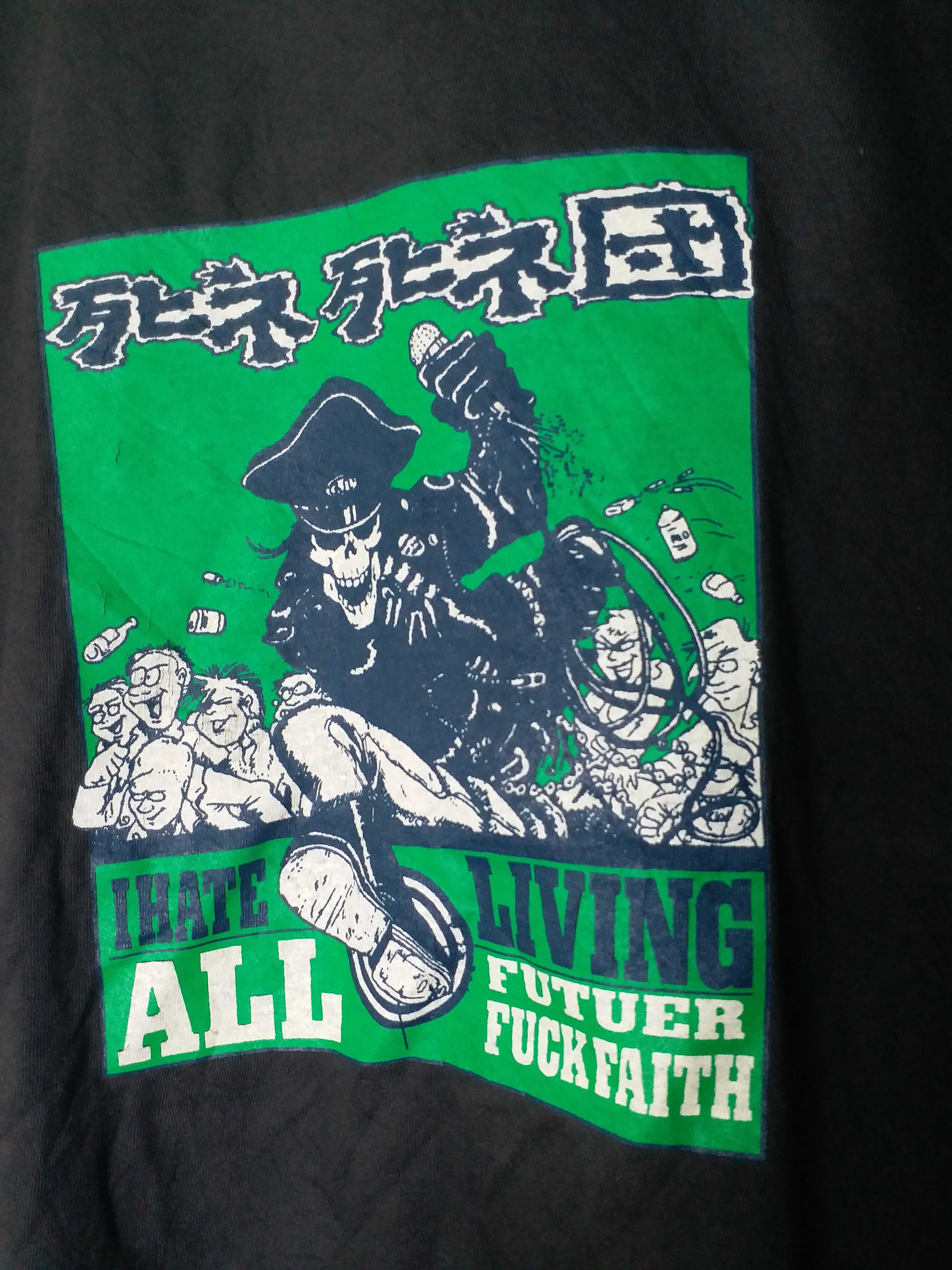 Japanese Brand 🚀LAST CALL ❌Anti Fashion Skate Rock Fuck You Heroes Size M Size US M / EU 48-50 / 2 - 5 Thumbnail