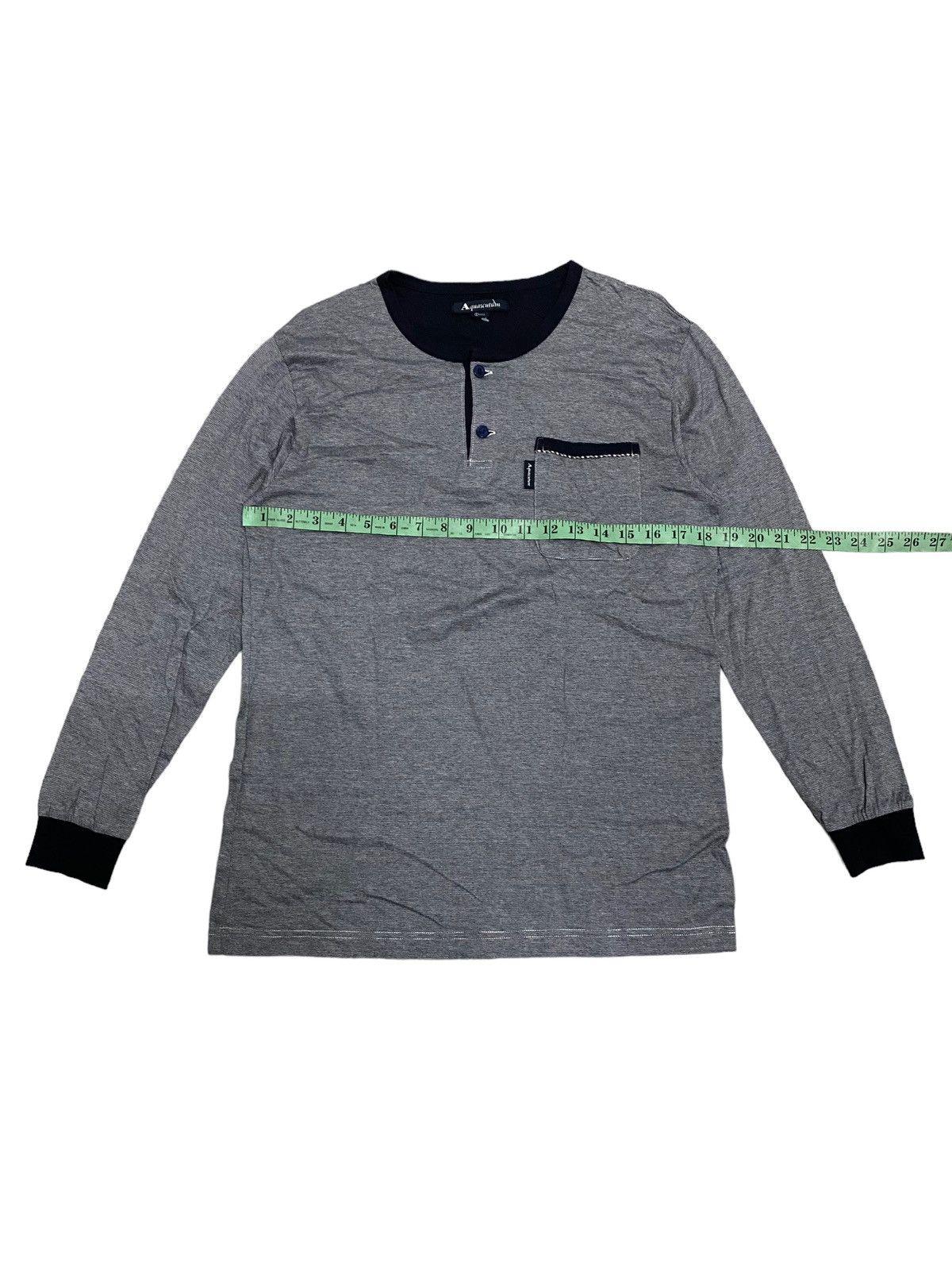Aquascutum × Japanese Brand × Vintage Offer‼️Vintage Aquascutum Single Pocket Longsleeve Tee Size US S / EU 44-46 / 1 - 7 Thumbnail