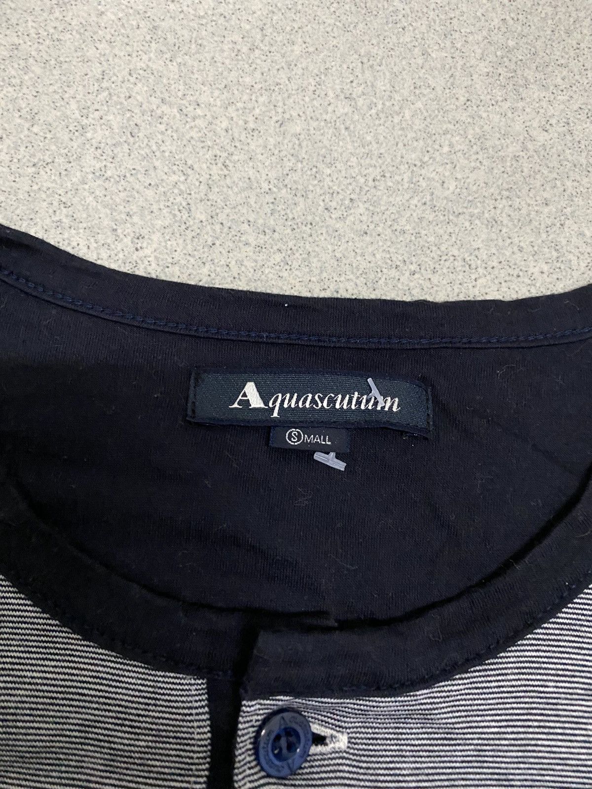 Aquascutum × Japanese Brand × Vintage Offer‼️Vintage Aquascutum Single Pocket Longsleeve Tee Size US S / EU 44-46 / 1 - 3 Thumbnail