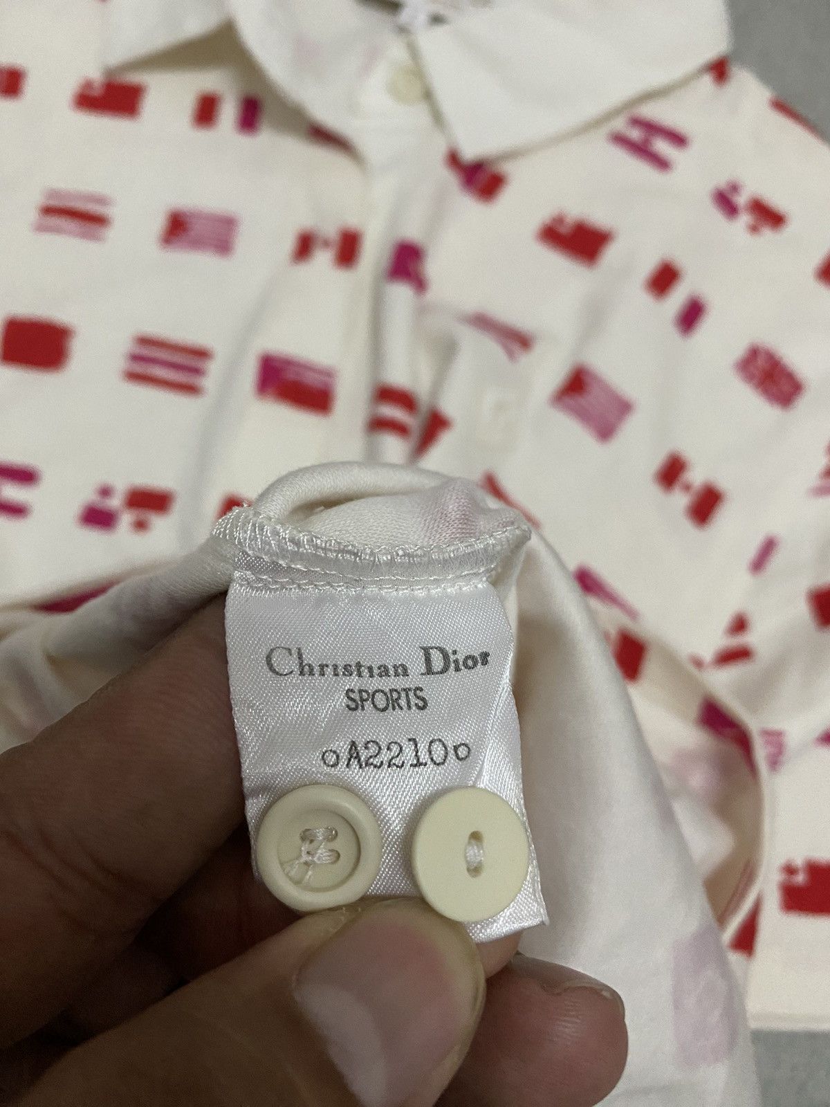 Christian Dior Monsieur Vintage Christian Dior Country Flag Design Polo Tee Size L / US 10 / IT 46 - 4 Thumbnail