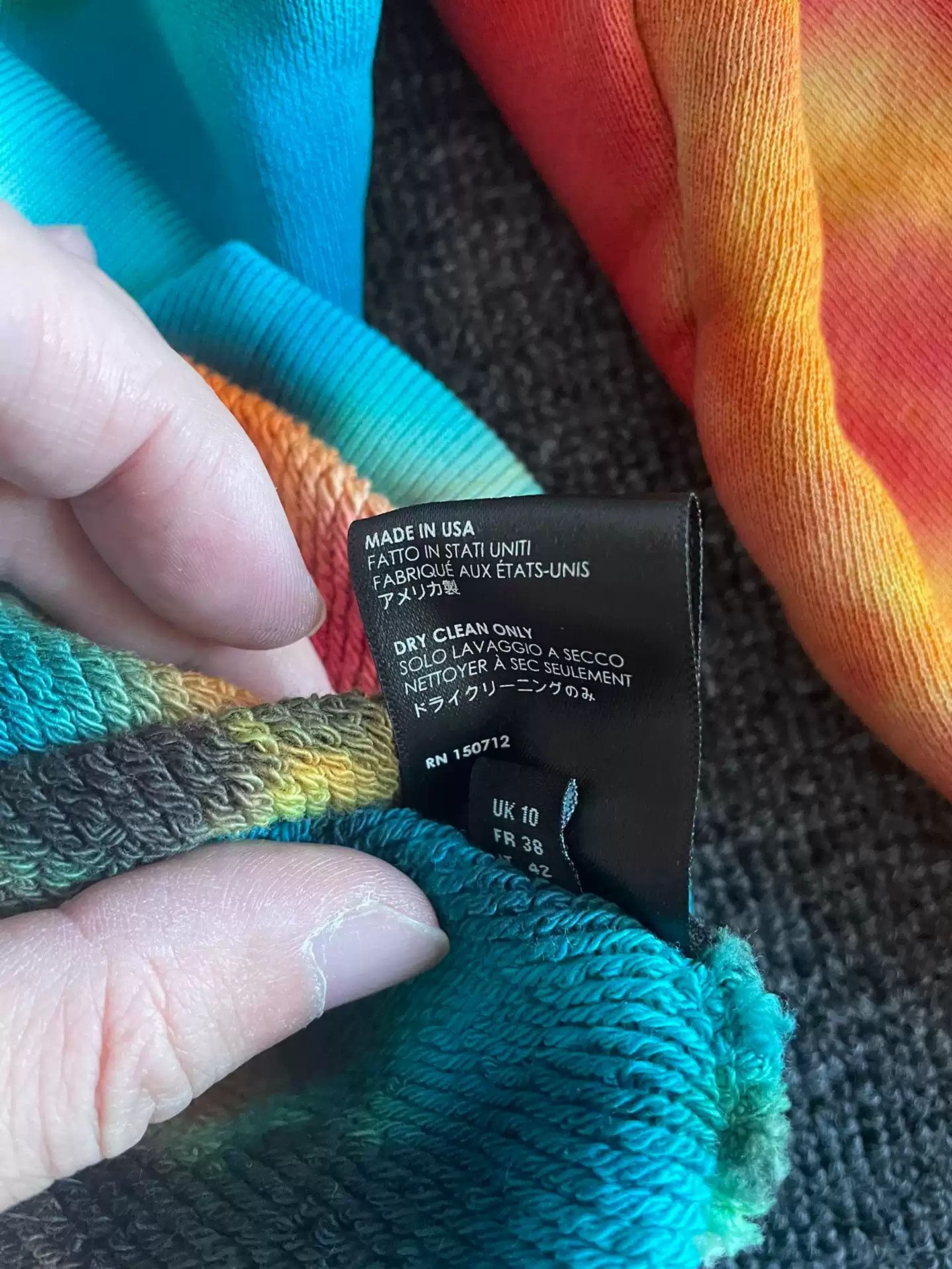 Amiri AMIRI Tie Dye Logo Crewneck Size US M / EU 48-50 / 2 - 5 Thumbnail