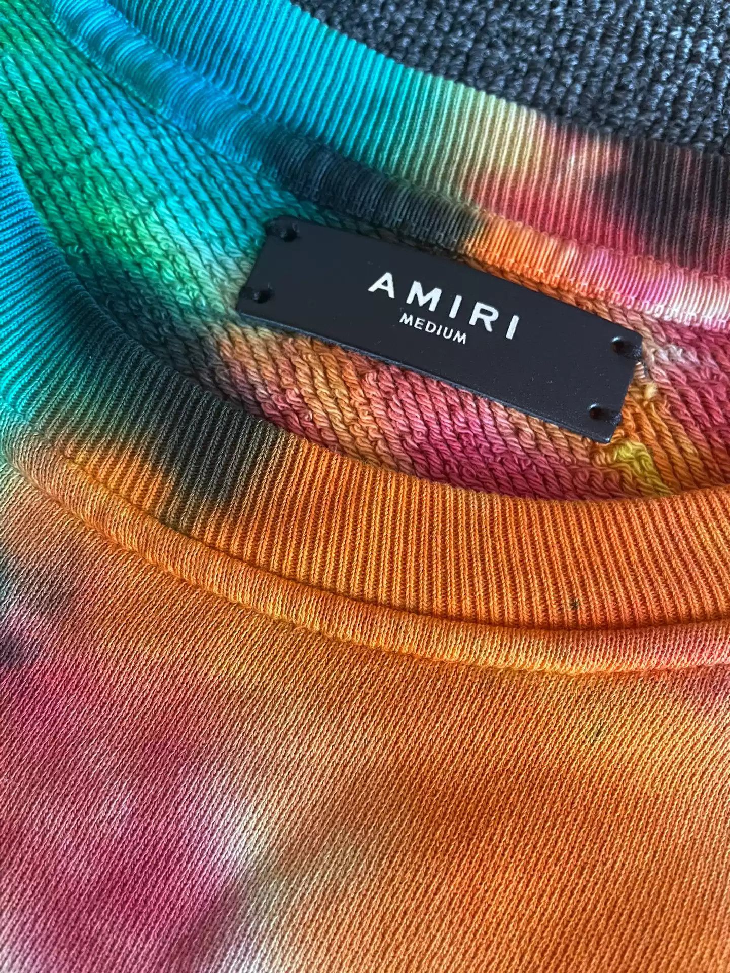 Amiri AMIRI Tie Dye Logo Crewneck Size US M / EU 48-50 / 2 - 3 Thumbnail