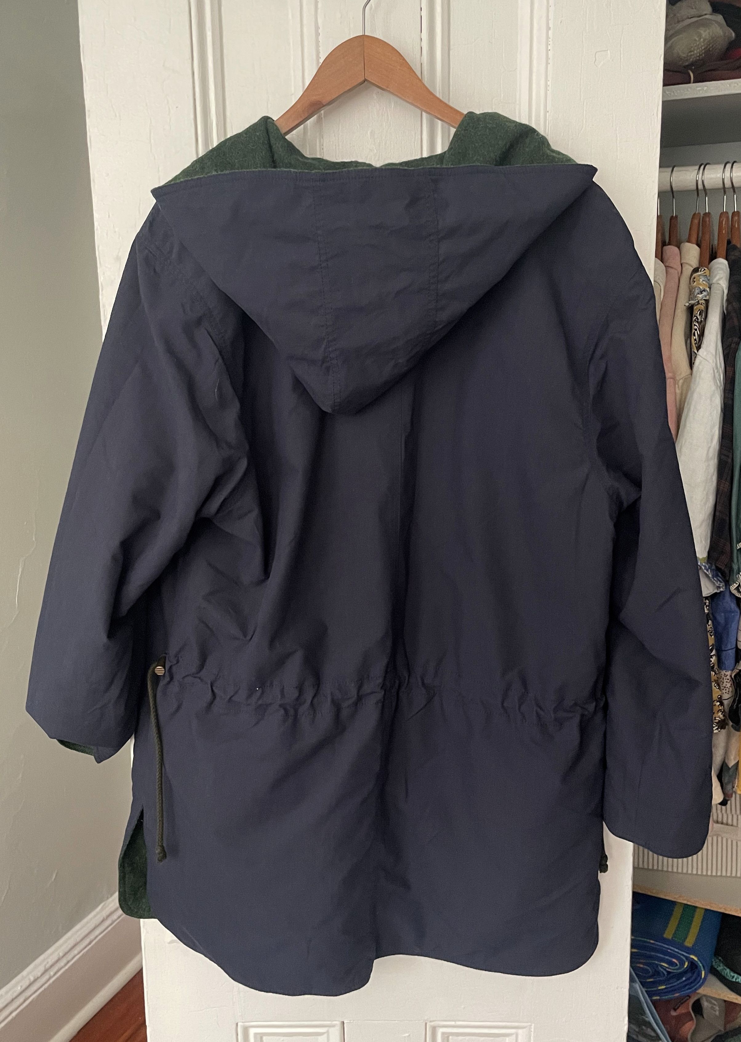Vintage REVERSIBLE CARING FOR NATURE WOOL COAT Size US L / EU 52-54 / 3 - 3 Thumbnail