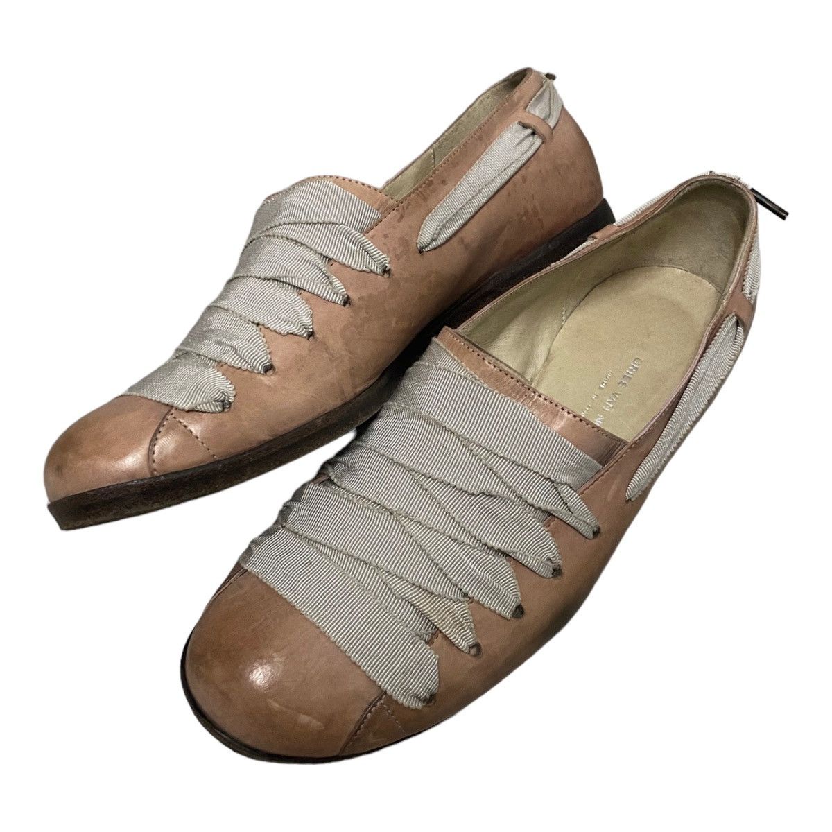 image of Offervintage Dries Van Noten Leather Women Sneakers (Size 5)