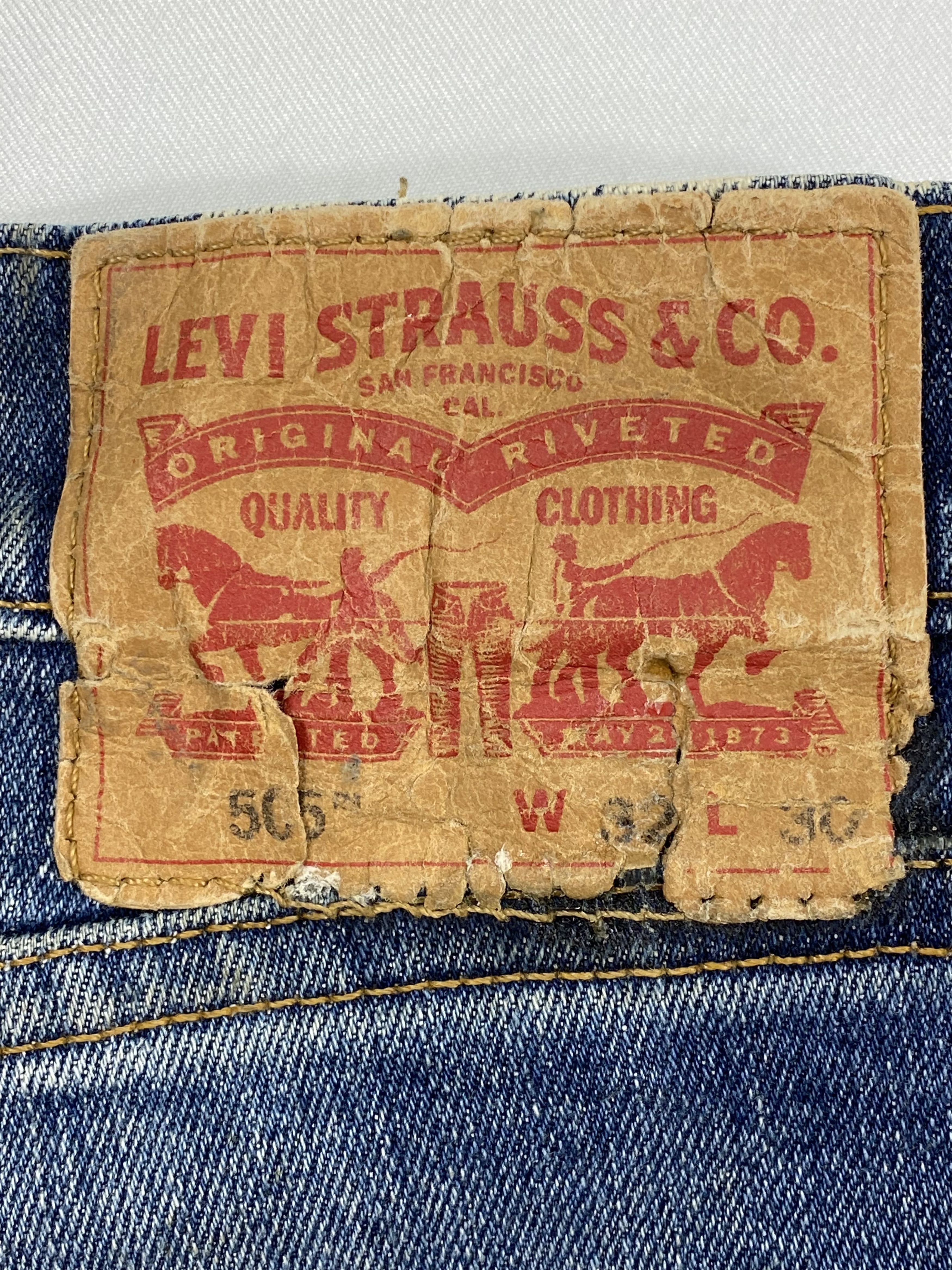 Vintage Levi`s Jeans 505 Blue Denim 32x30