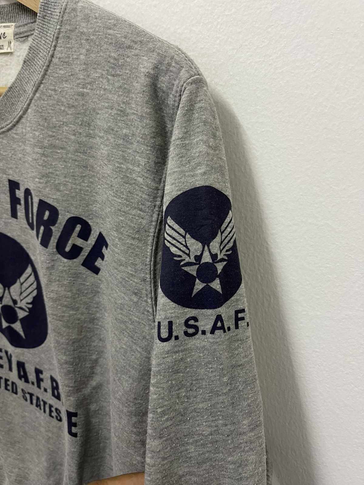 Japanese Brand × Vintage Vintage Beaumere X Us Air Force Big Logo Sweatshirt Size US S / EU 44-46 / 1 - 3 Thumbnail