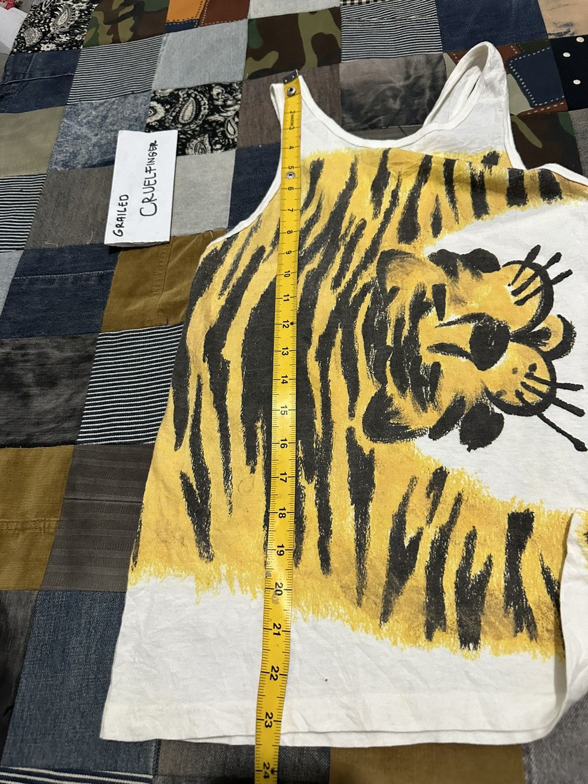Issey Miyake Rare Vintage Issey Miyake Tiger Art Sleeveless Size S / US 4 / IT 40 - 16 Thumbnail