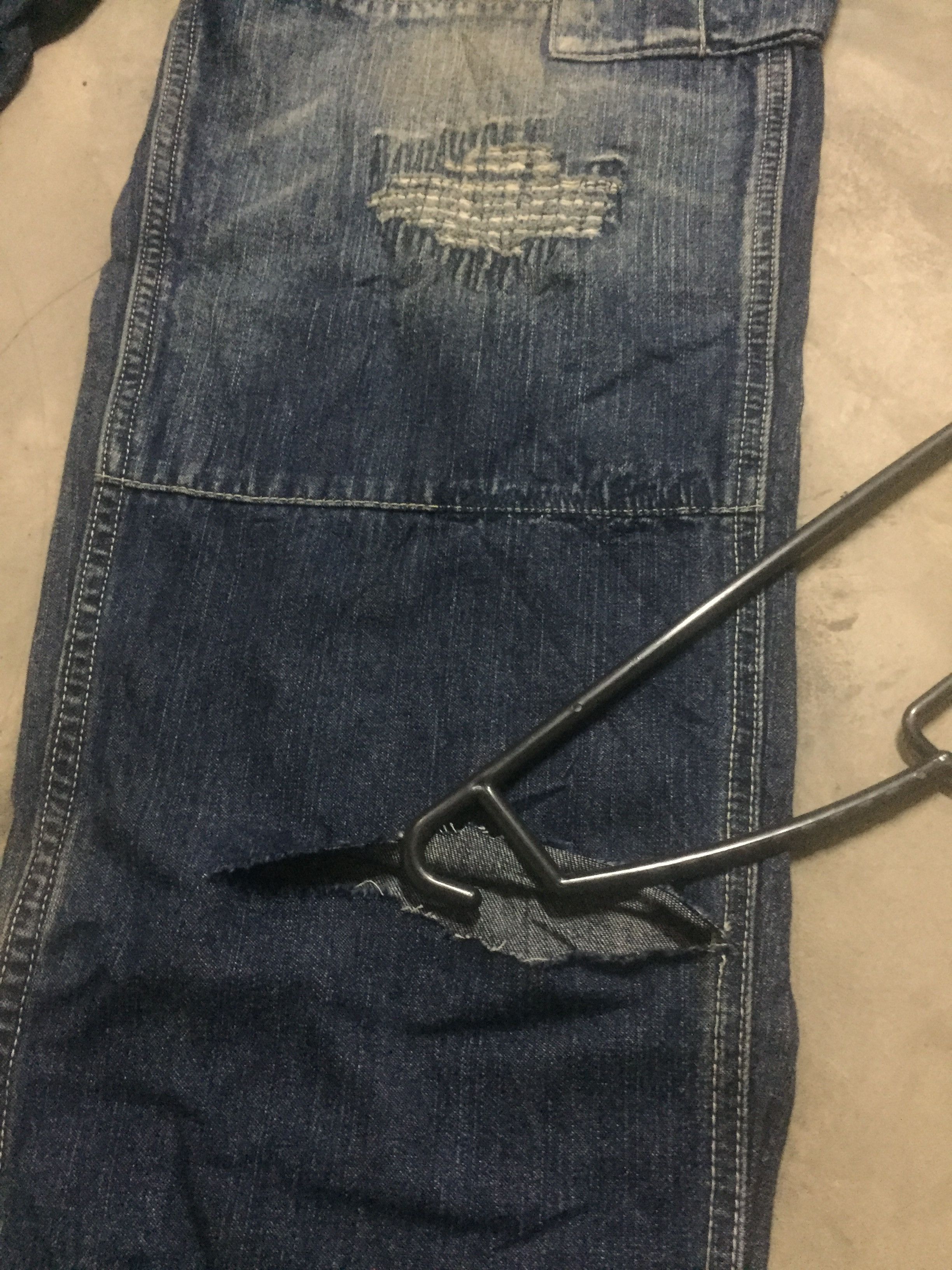 Japanese Brand Tender Japan Jeans Design Pocket Size US 35 - 4 Thumbnail