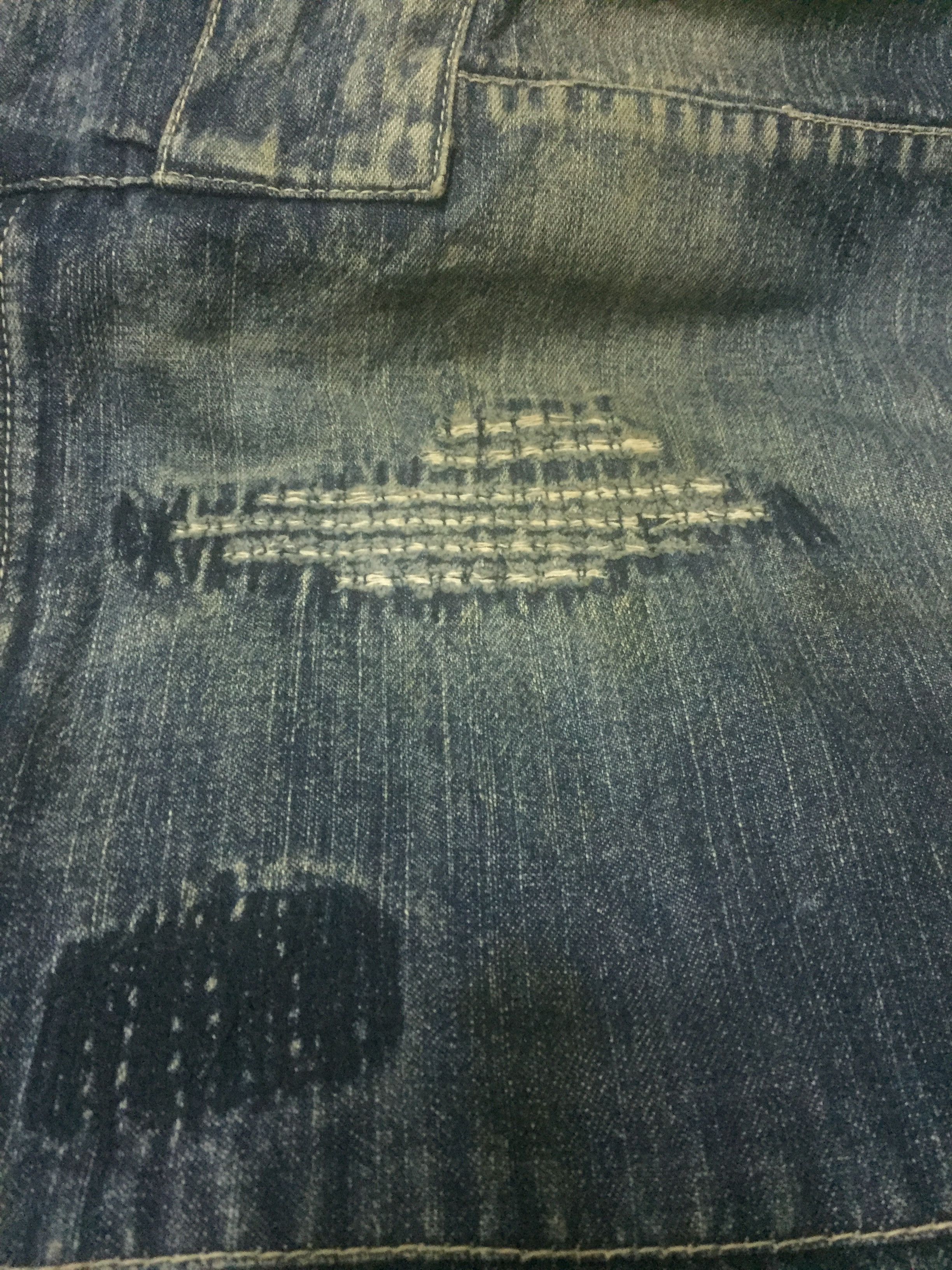 Japanese Brand Tender Japan Jeans Design Pocket Size US 35 - 17 Thumbnail