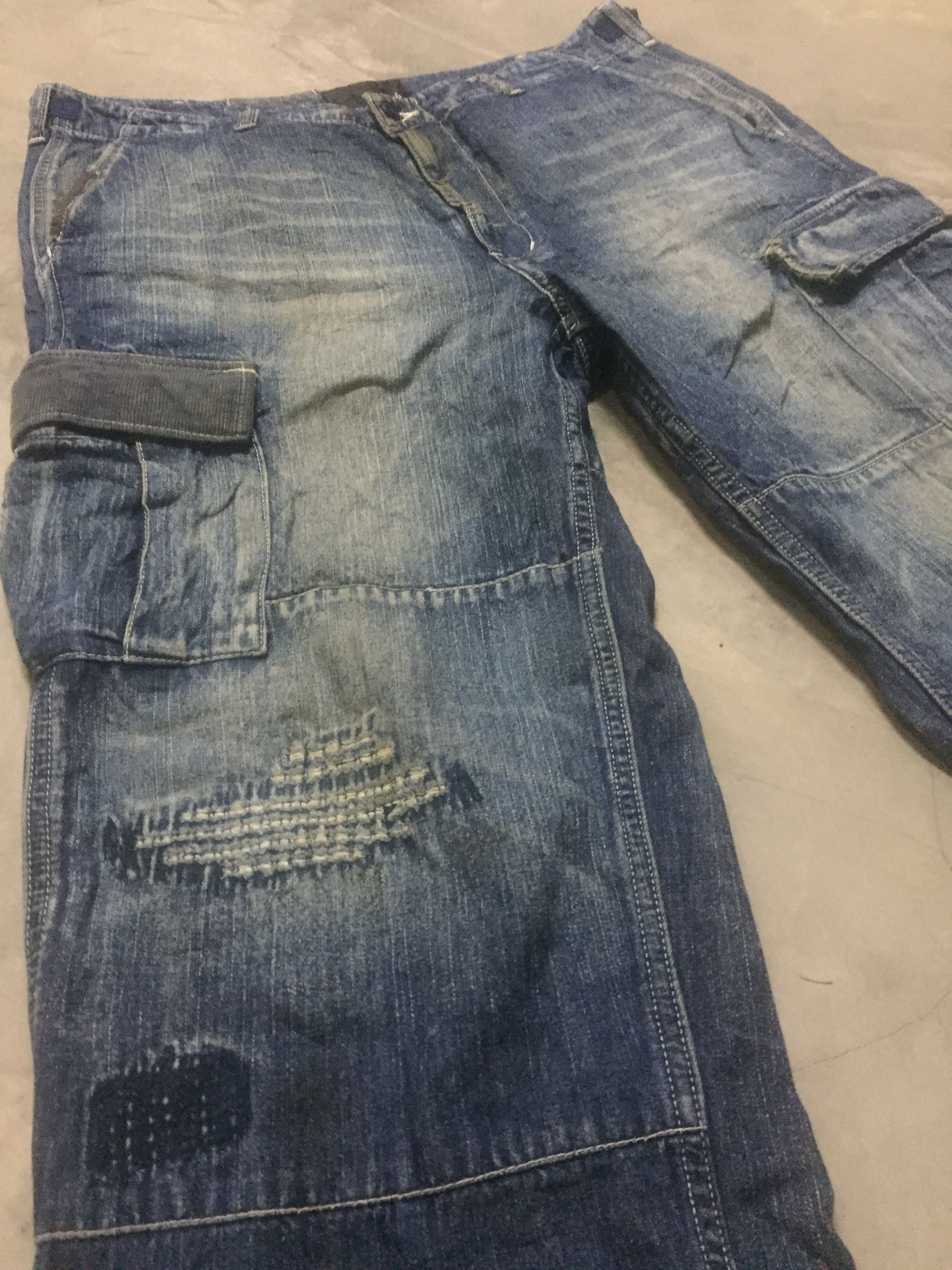 Japanese Brand Tender Japan Jeans Design Pocket Size US 35 - 2 Thumbnail