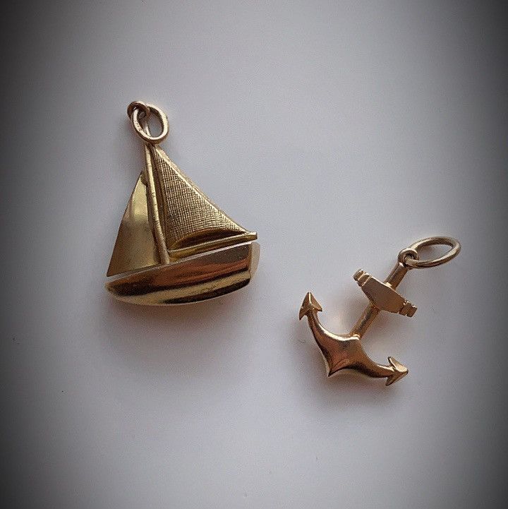 Other 9ct Gold Yacht Pendant Size ONE SIZE - 2 Thumbnail