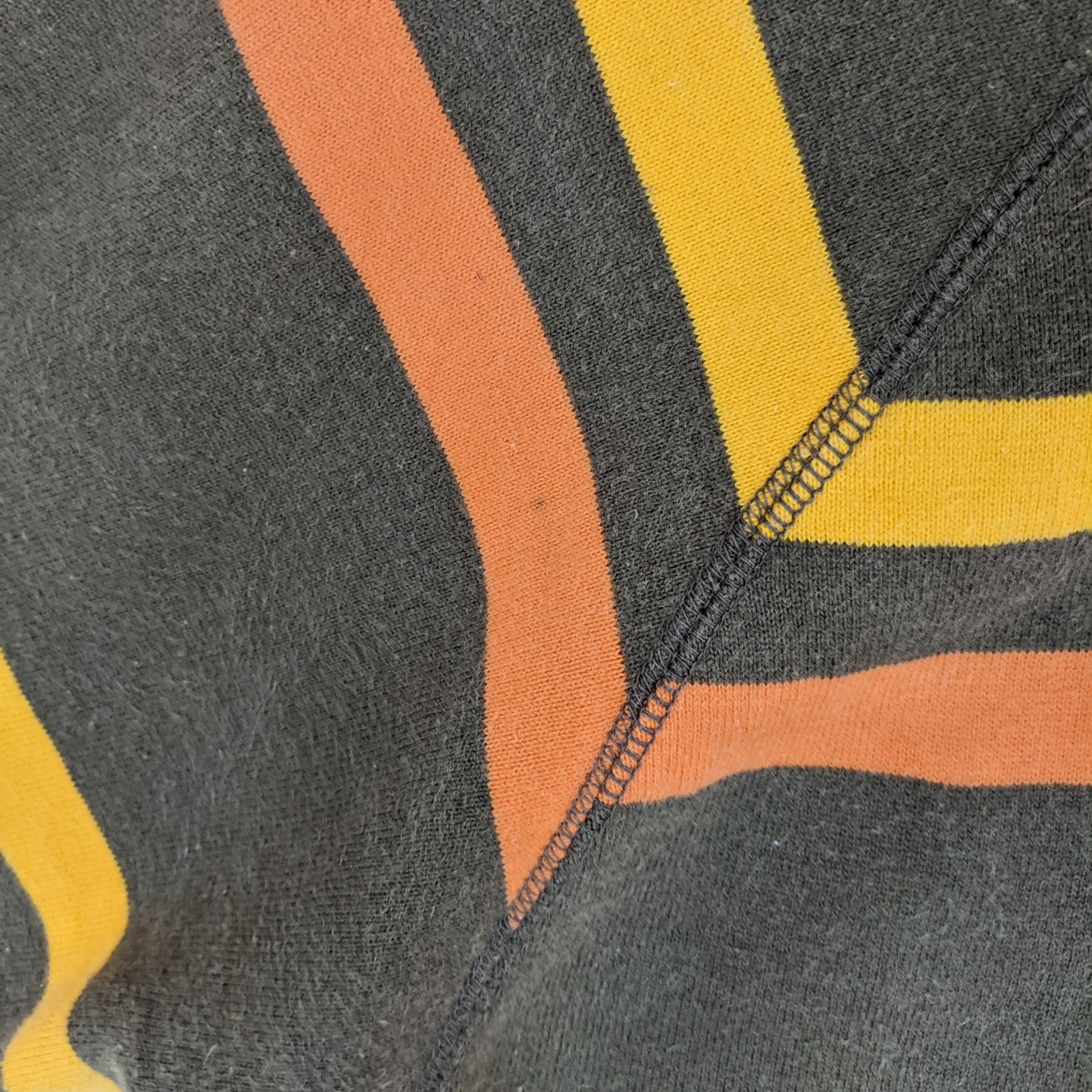 Japanese Brand 90's QUARTER BACK Van Jac Striped Winter Warm T-Shirt Size US M / EU 48-50 / 2 - 10 Thumbnail
