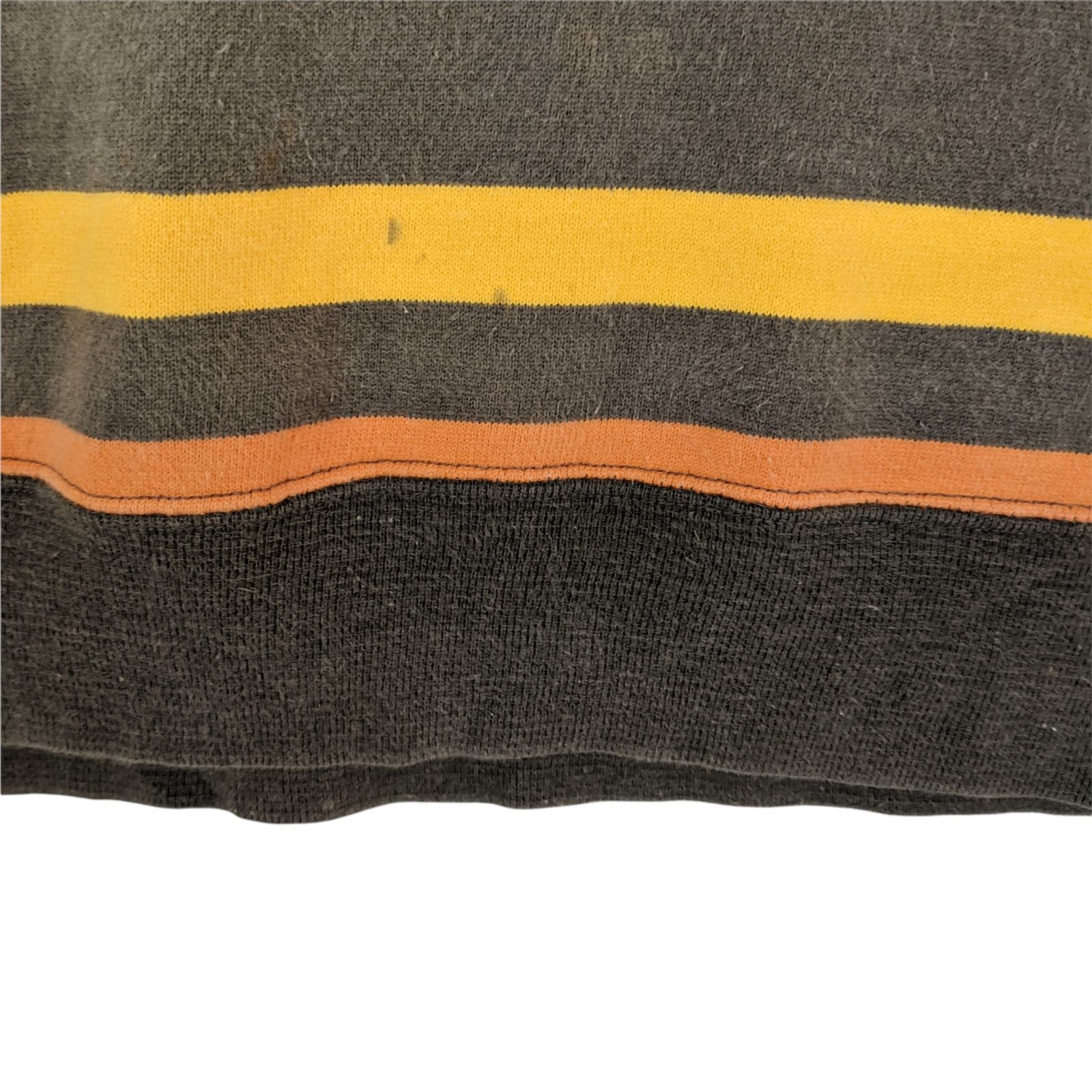 Japanese Brand 90's QUARTER BACK Van Jac Striped Winter Warm T-Shirt Size US M / EU 48-50 / 2 - 7 Thumbnail
