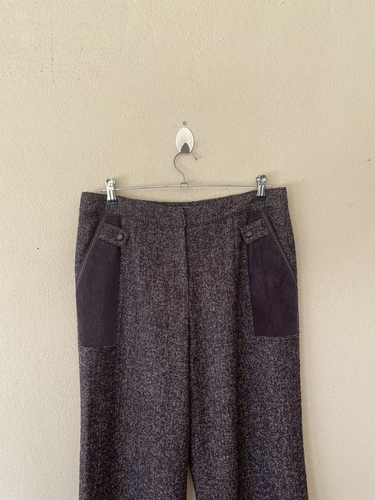 Japanese Brand × Vintage VINTAGE JAPANESE WOOL TROUSERS Size US 30 / EU 46 - 2 Thumbnail