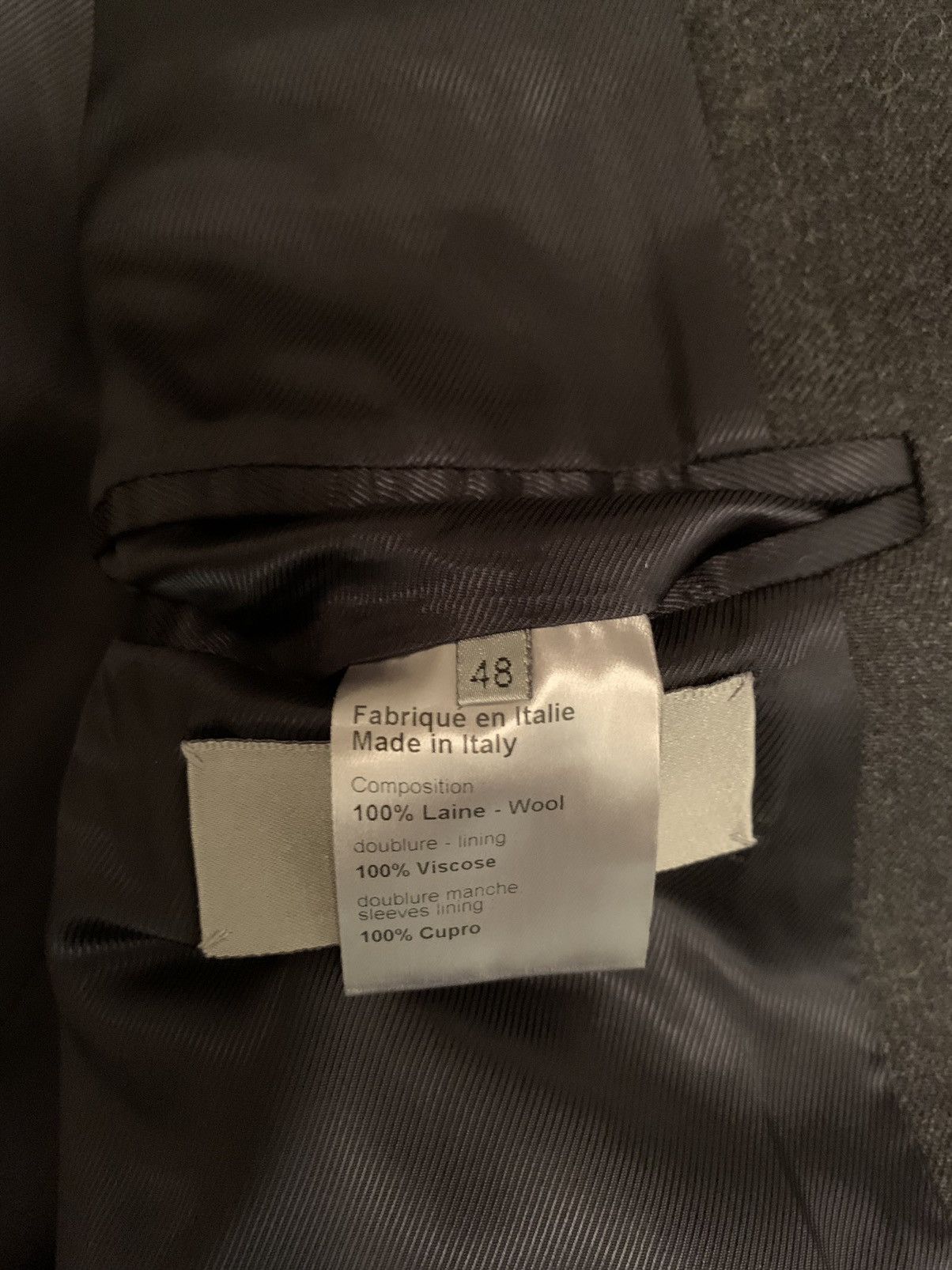 Dior × Hedi Slimane Dior Homme Zip Blazer Size 38R - 4 Thumbnail