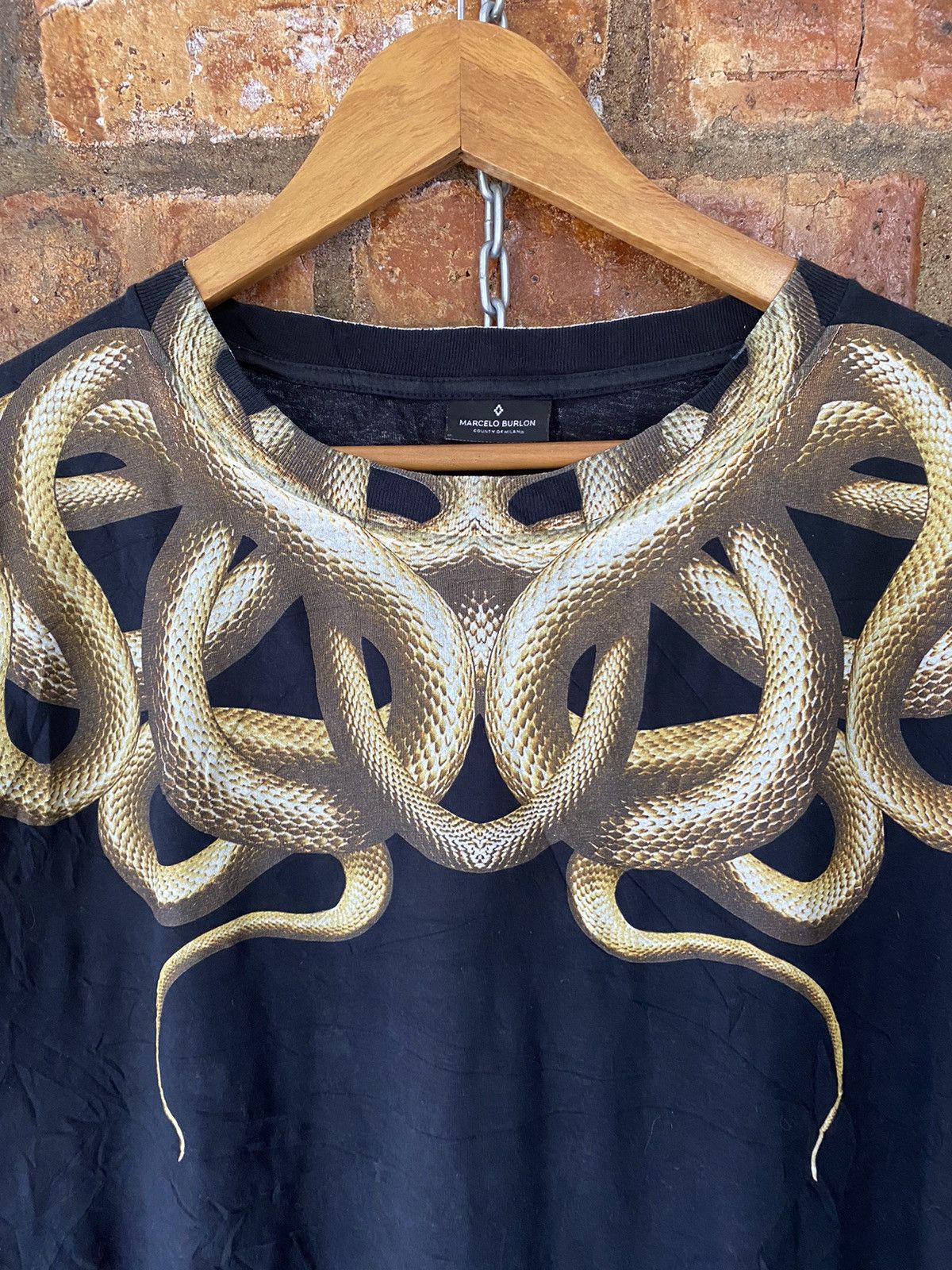 Marcelo Burlon Marcelo Burlon Snake tee Size US XL / EU 56 / 4 - 4 Thumbnail