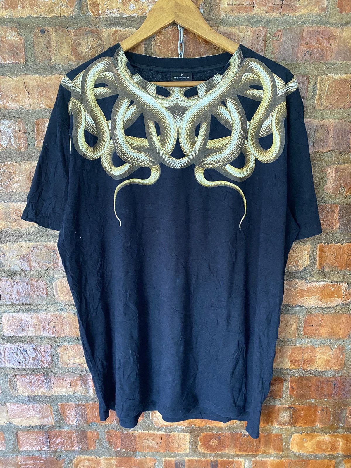 Marcelo Burlon Marcelo Burlon Snake tee Size US XL / EU 56 / 4 - 3 Thumbnail