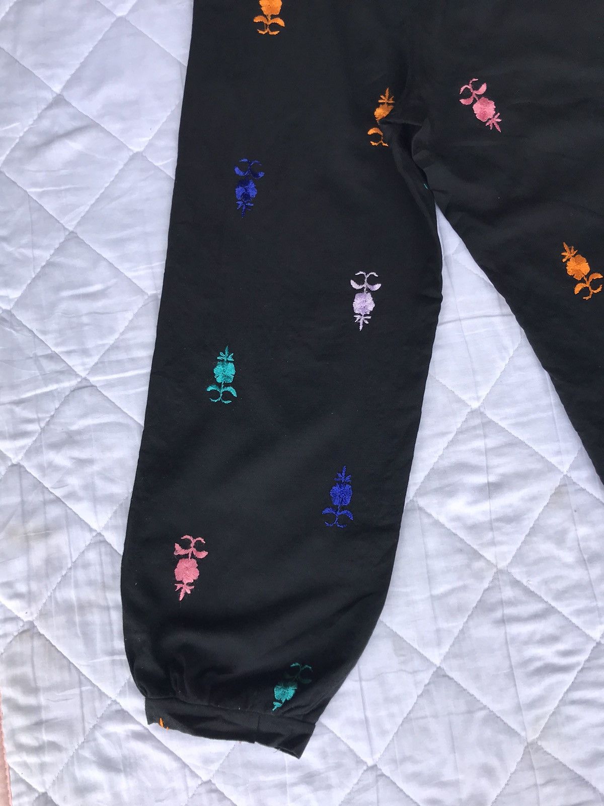 Comme des Garcons Tricot Comme des Garçons Floral Flower Pants Size 28" / US 6 / IT 42 - 17 Thumbnail