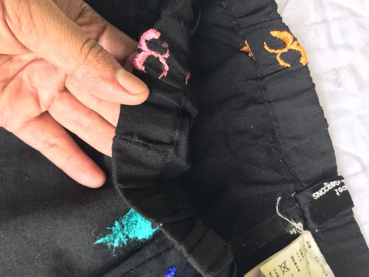 Comme des Garcons Tricot Comme des Garçons Floral Flower Pants Size 28" / US 6 / IT 42 - 21 Thumbnail