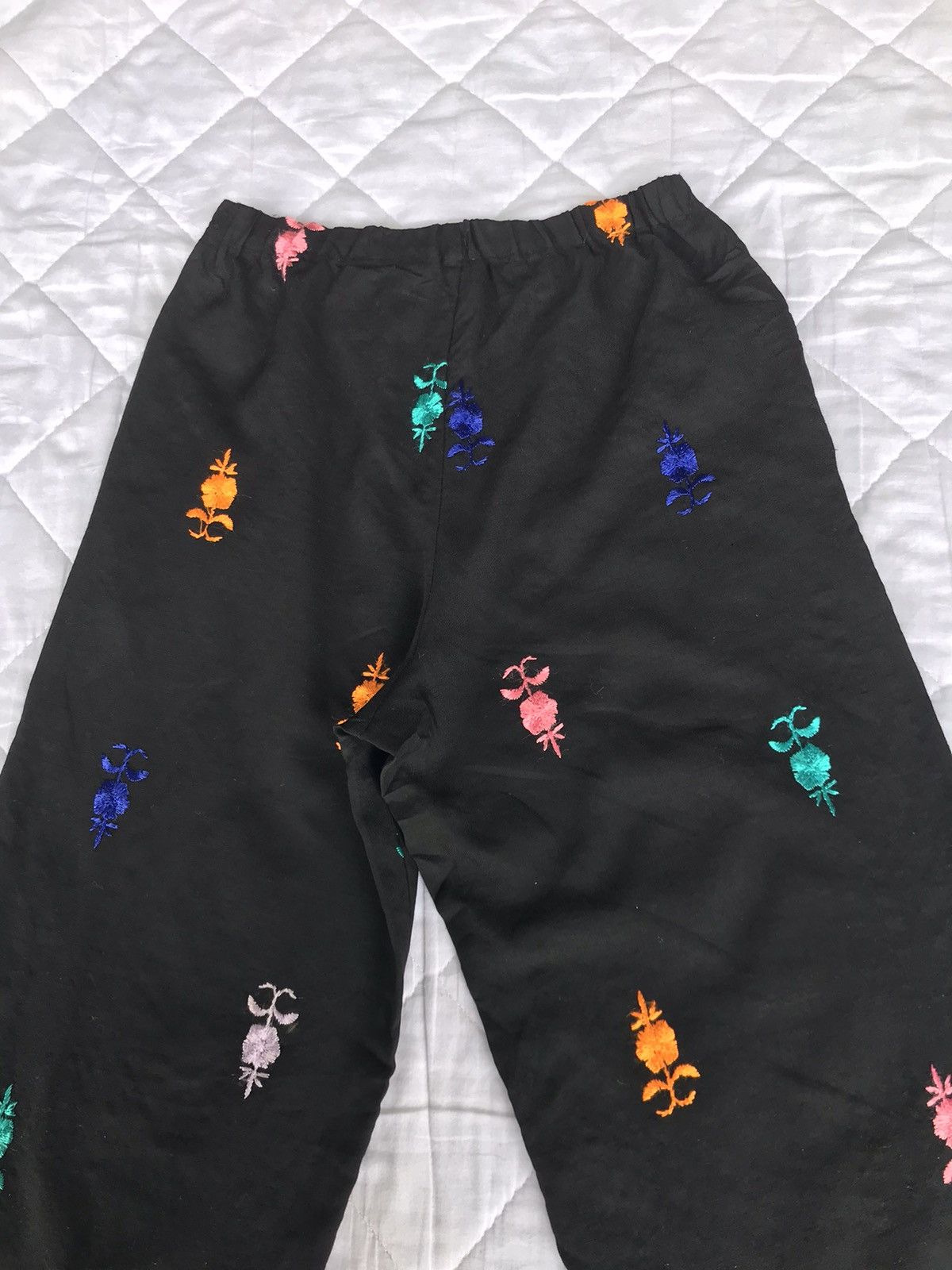 Comme des Garcons Tricot Comme des Garçons Floral Flower Pants Size 28" / US 6 / IT 42 - 15 Thumbnail