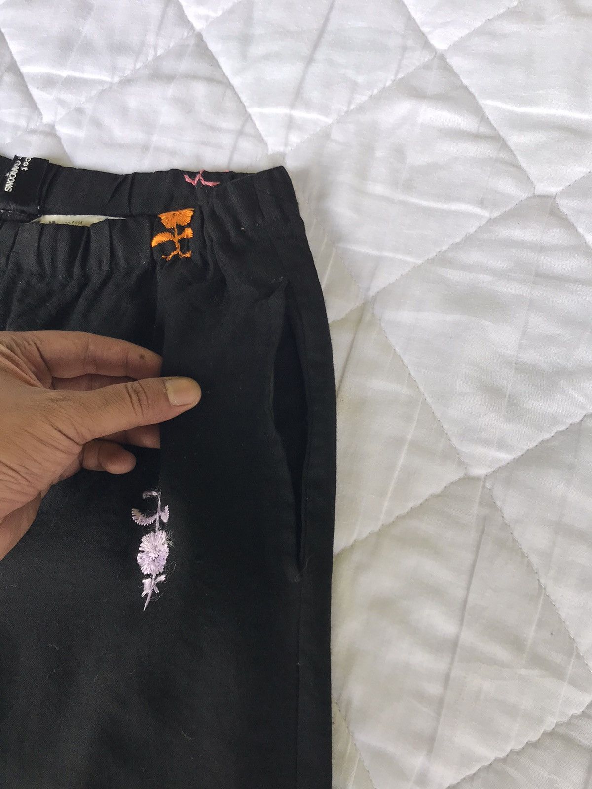 Comme des Garcons Tricot Comme des Garçons Floral Flower Pants Size 28" / US 6 / IT 42 - 5 Thumbnail