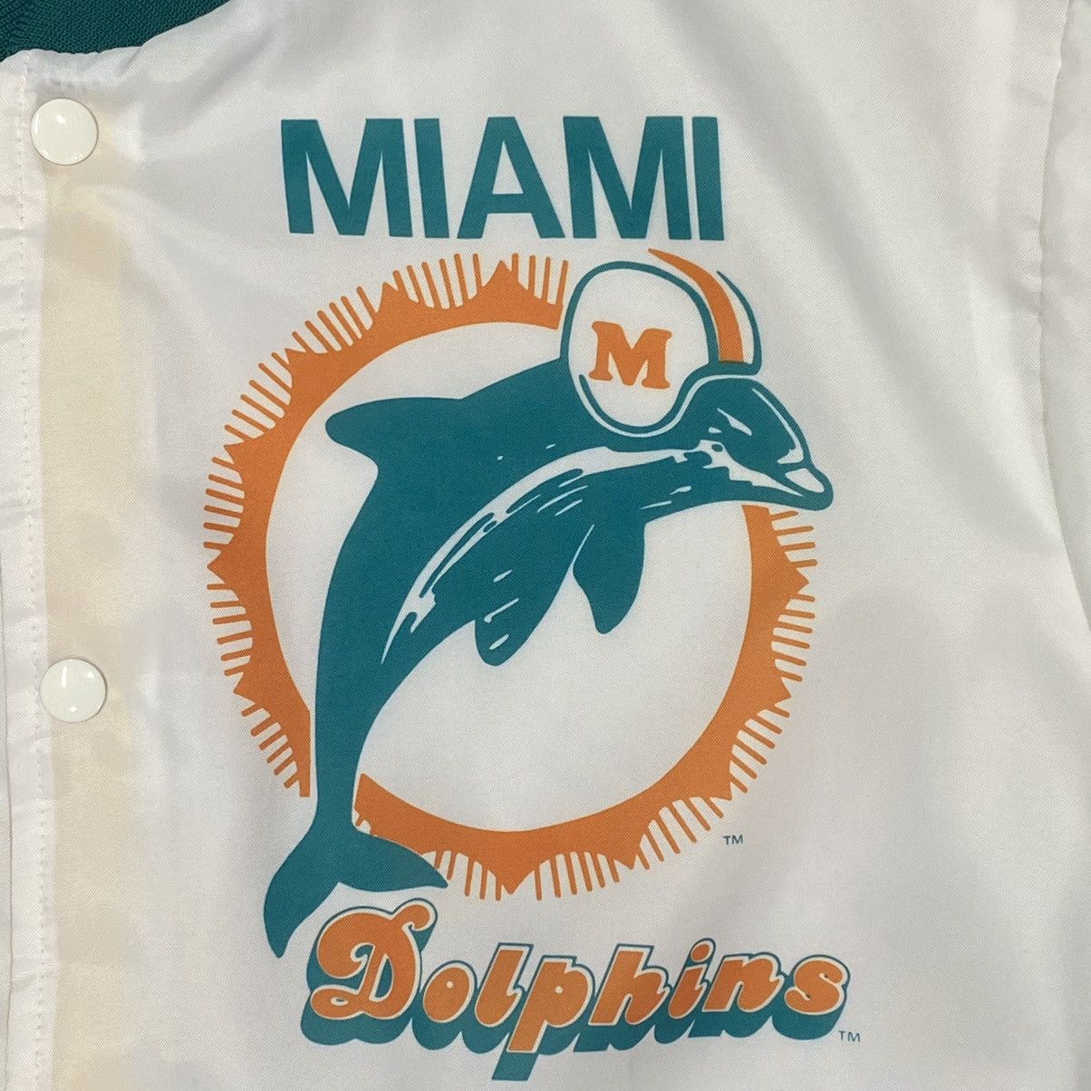 Chalk Line × Vintage ‘90s Vintage Miami Dolphins Chalkline Fanimation Jacket Size US L / EU 52-54 / 3 - 3 Thumbnail