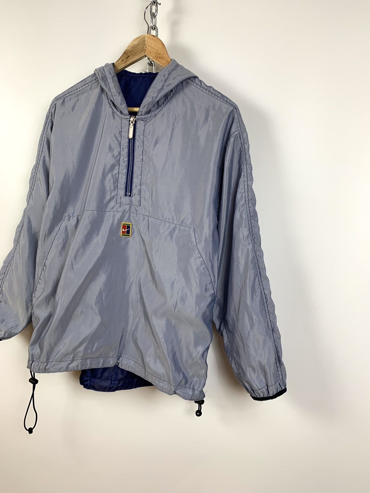 Nike 90s Vintage Nike Tennis Court Reversible Light Hoodie Jacket Size US S / EU 44-46 / 1 - 11 Thumbnail