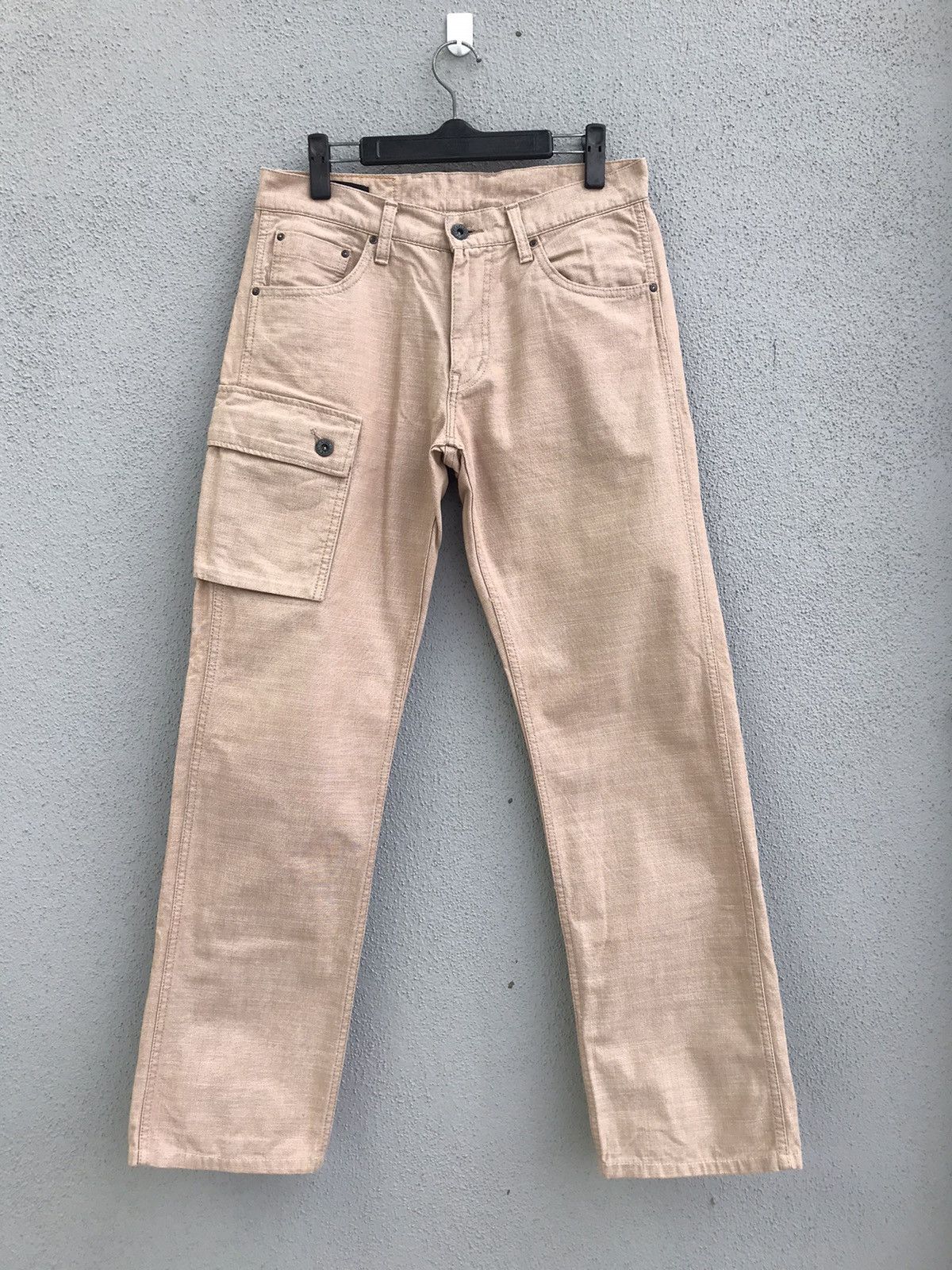 Japanese Brand Johnbull One Pocket Design Cargo Denim Pants Made In Japan Size US 30 / EU 46 - 2 Thumbnail